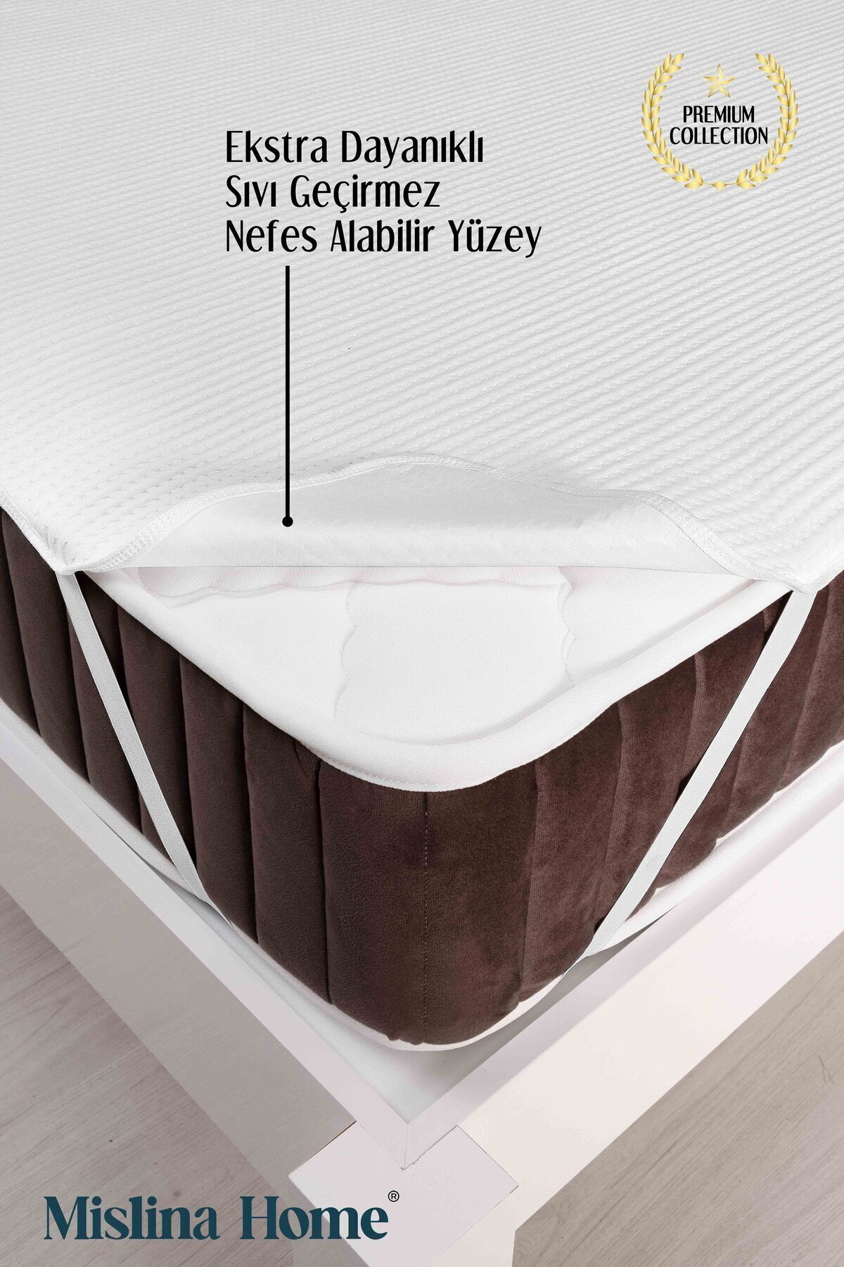 Mislina Home-Premium Liquid Waterproof Pad Running Elastic Single Double Silent Mattress Protector Mattresses 6