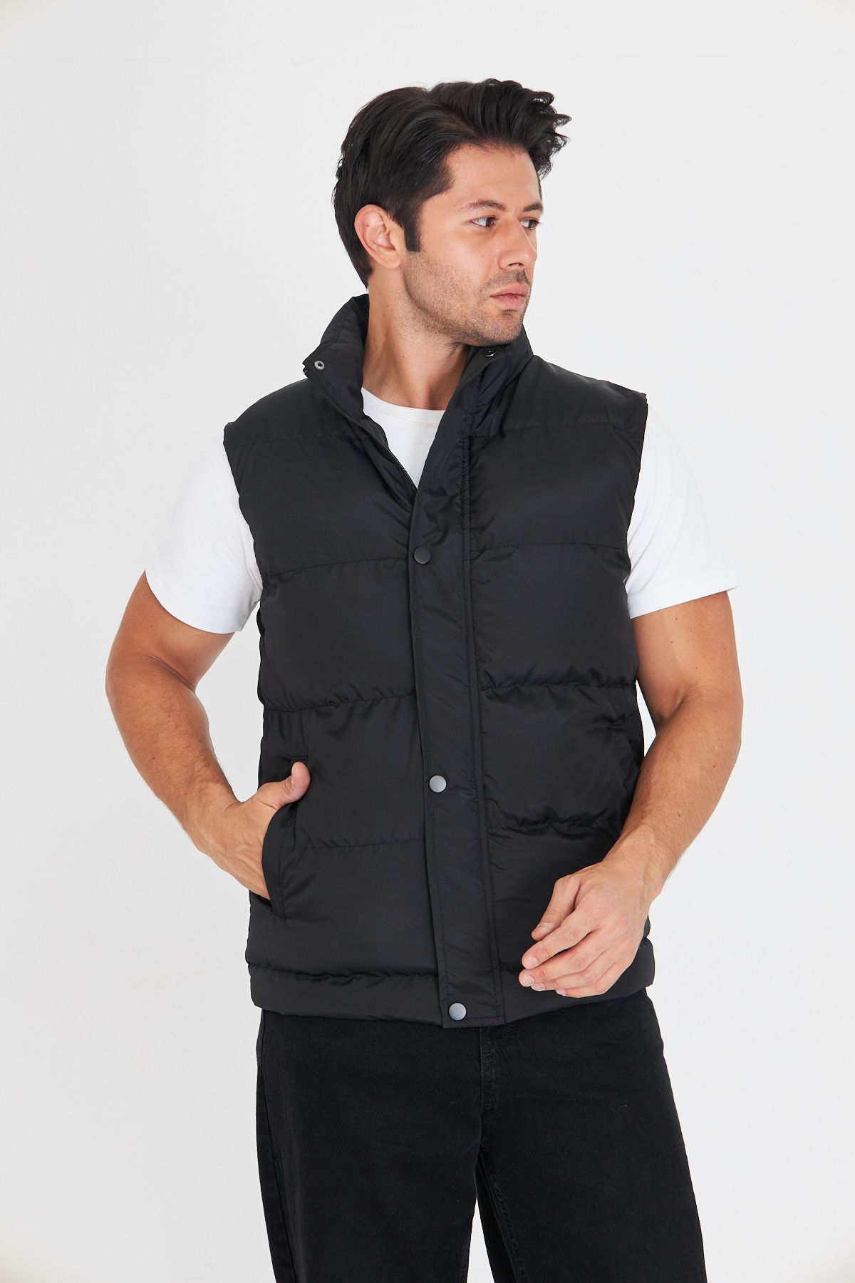 GAREN Unisex Su Ve Rüzgar Geçirmez Yelek