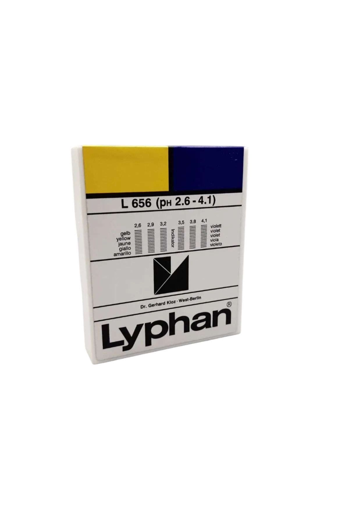 LYPHAN Ph Kağıdı 2.6 / 4.1 Test Stripts 1 Paket