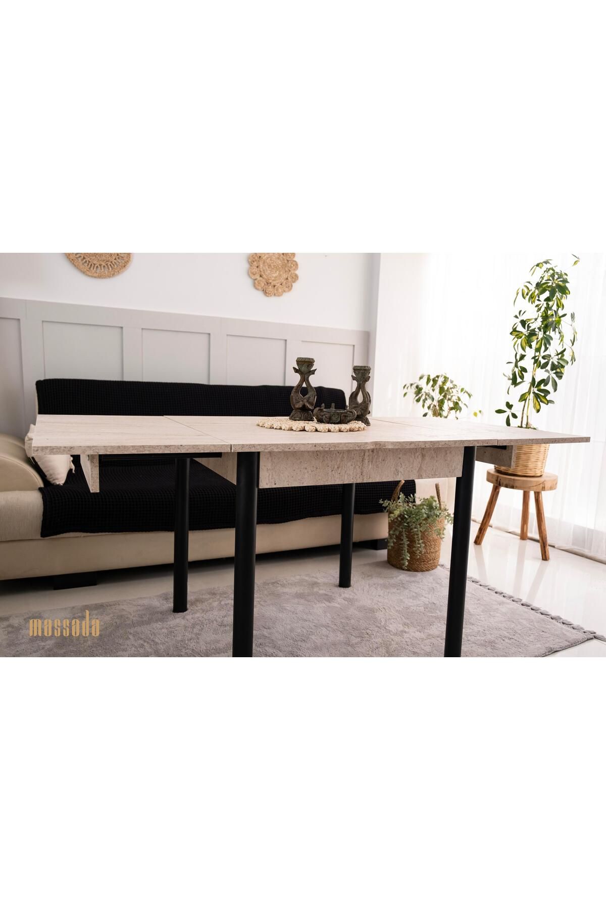 MASSADA FURNITURE DESIGN LUNA MASA - TRAVERTEN