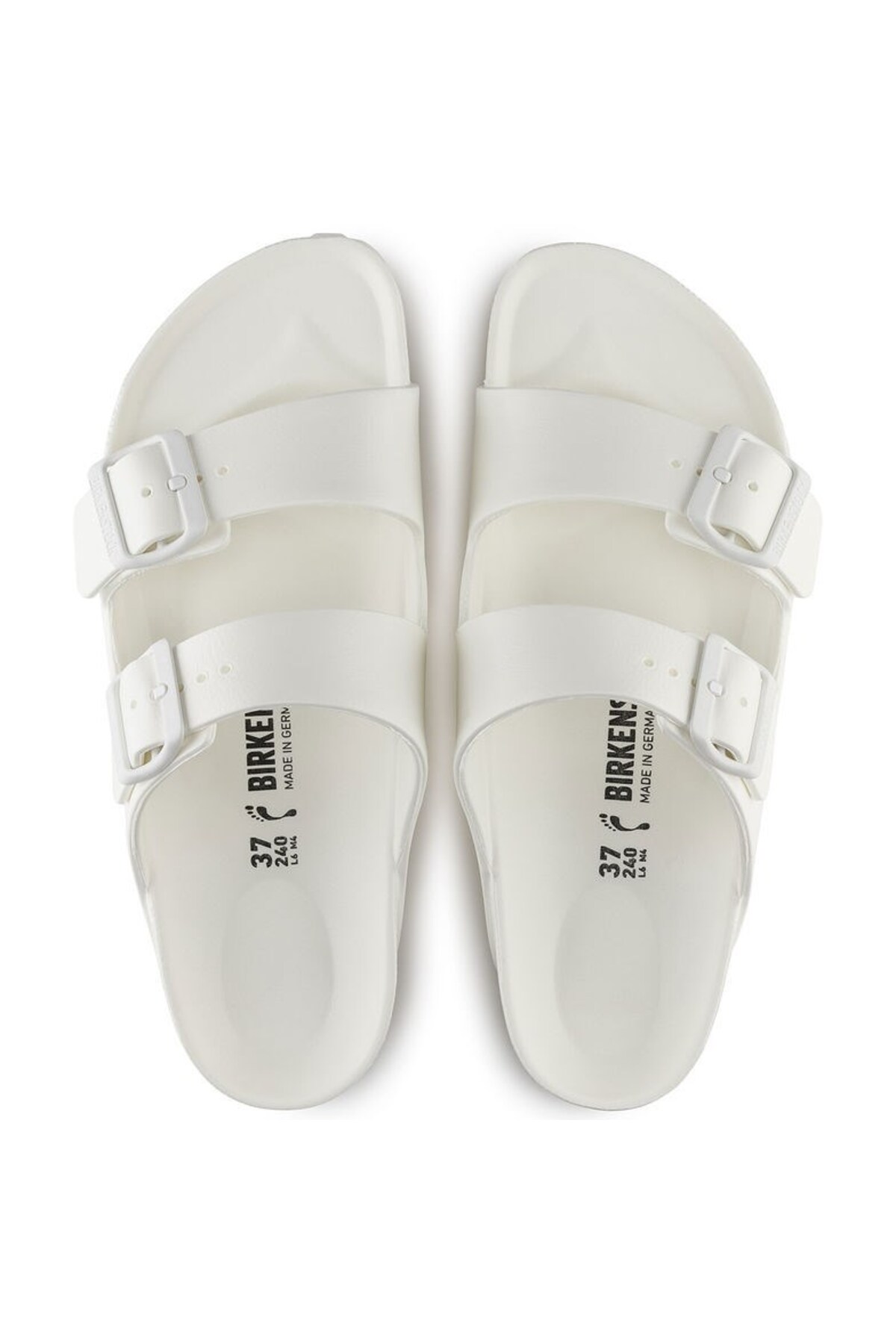 دمپایی سفید زنانه آریزونا اوا بیرکن استاک دمپایی Birkenstock
