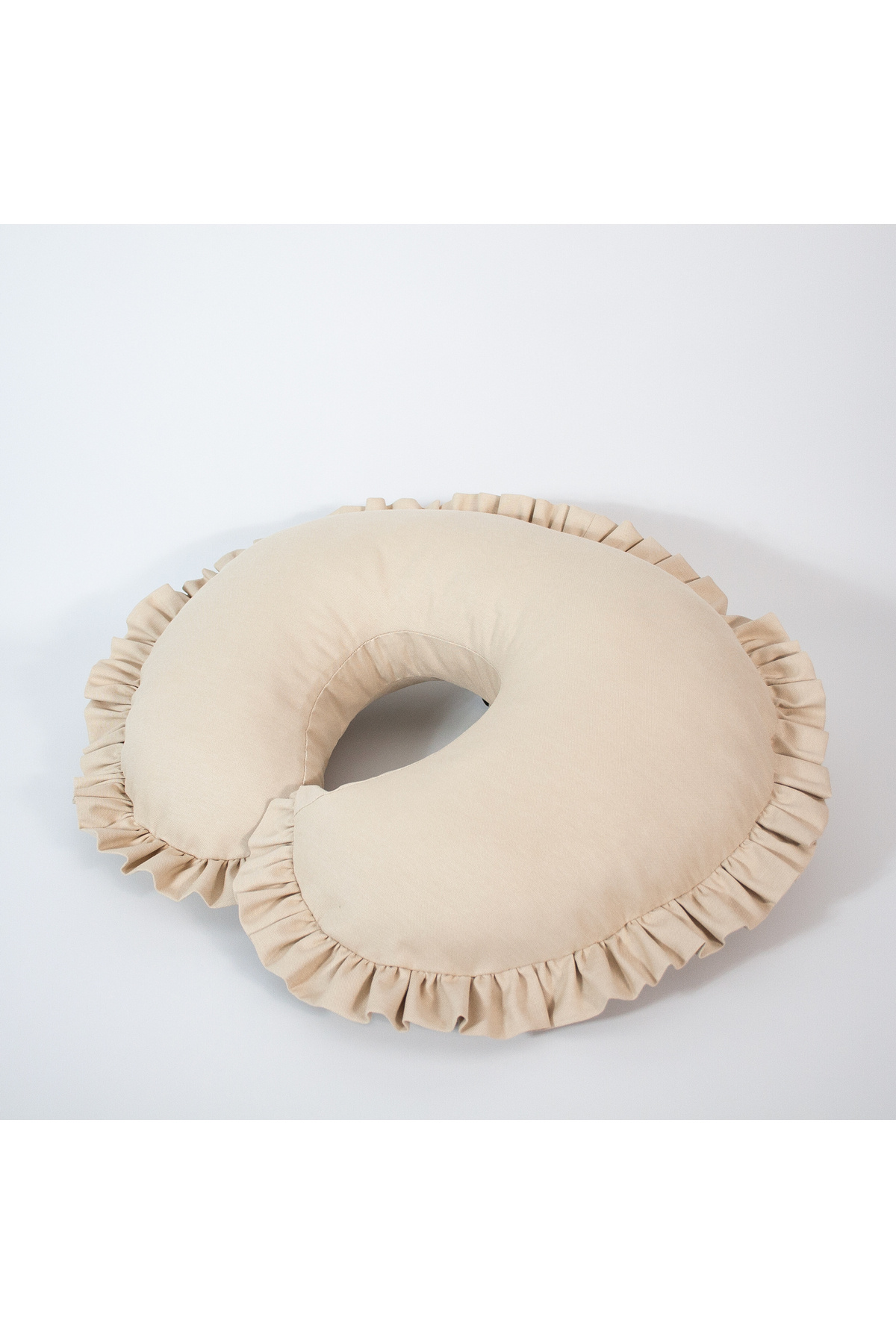 Dear Deer Love Fırfırlı Emzirme Yastığı Bej fotoğrafı 2 (önizleme)