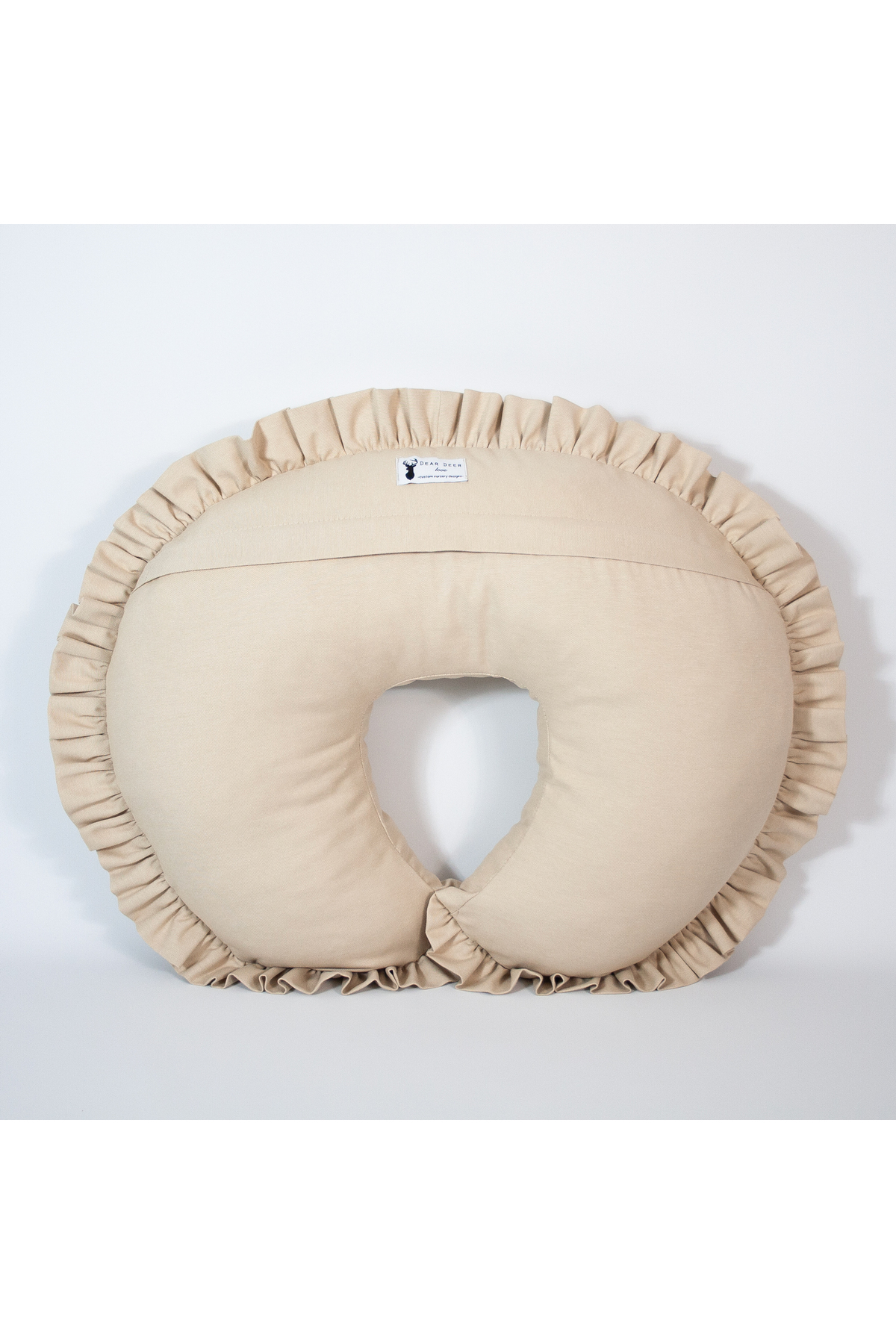 Dear Deer Love Fırfırlı Emzirme Yastığı Bej fotoğrafı 5 (önizleme)