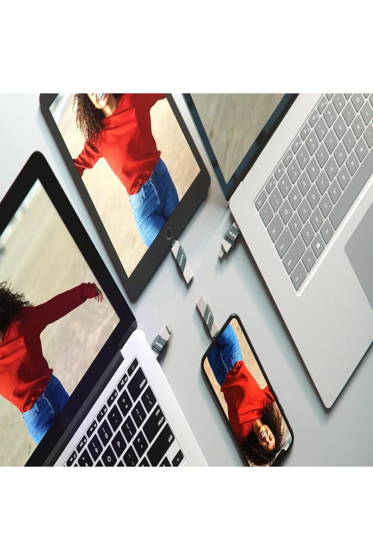 SanDisk-محرك أقراص فلاش SanDisk iXpand Flip سعة 64 جيجابايت - USB 3.1، لأجهزة iPhone/iPad، نسخ احتياطي ونقل سهل 5