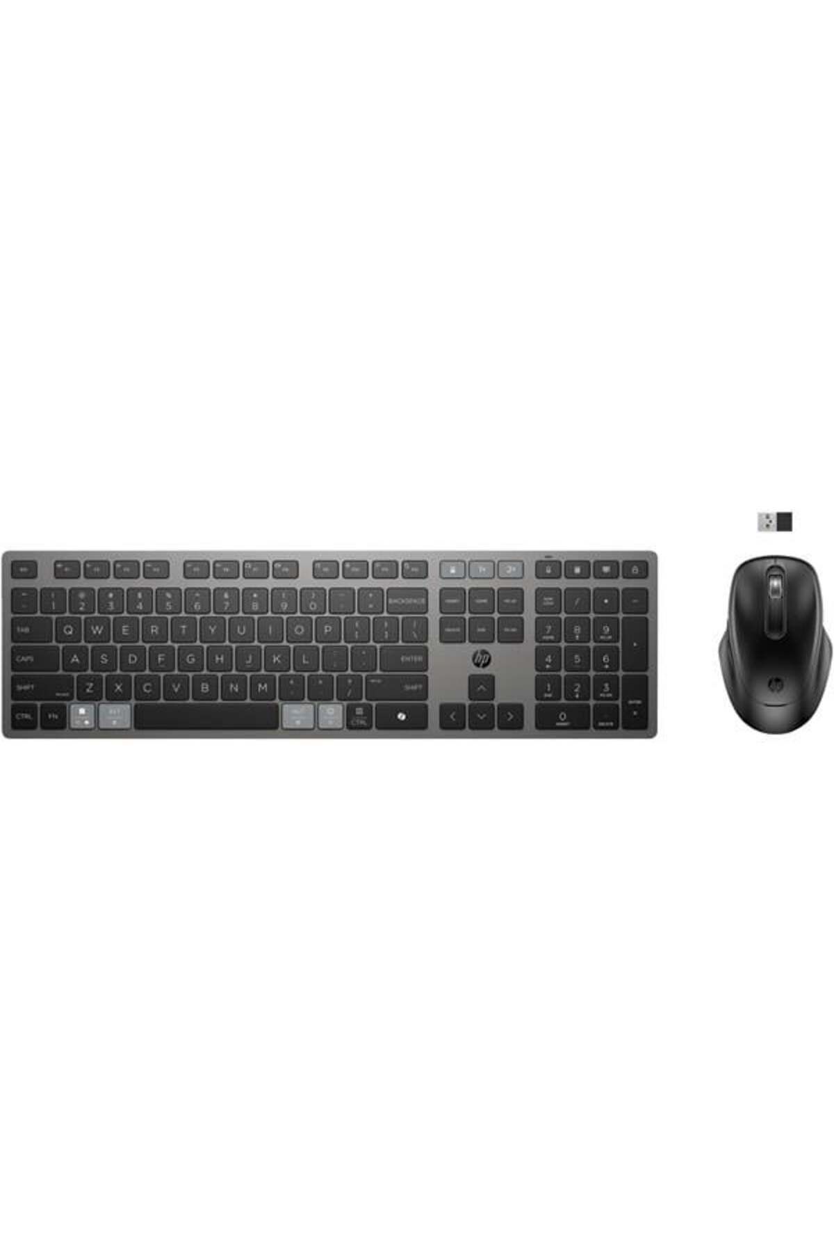 HP 725 9T5B0UT Çoklu Cihaz Bağlantılı Şarj Edilebilir Kablosuz Klavye-Mouse