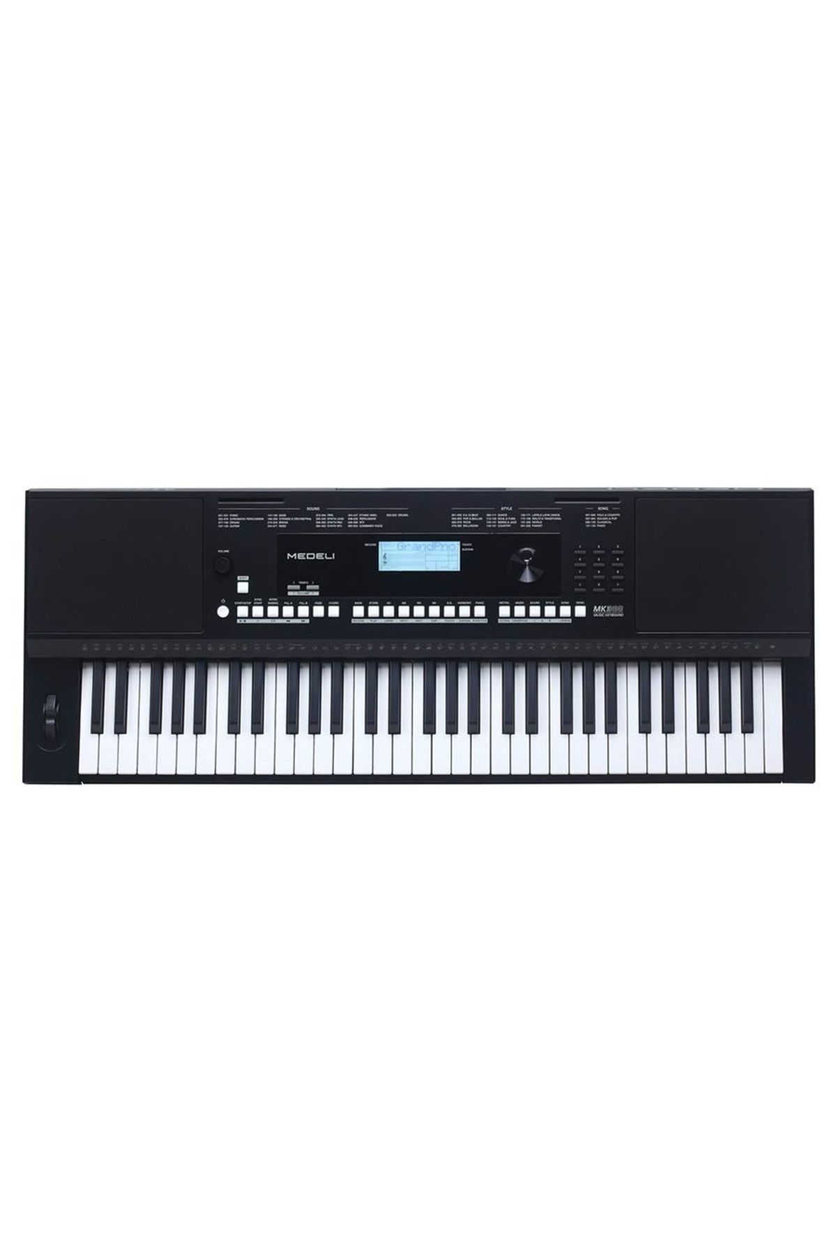MEDELİ-Mk300 Portable Synthesizer, 61 Dynamic Keys, 633 Sounds, 220 Rhythms, Usb-midi 2