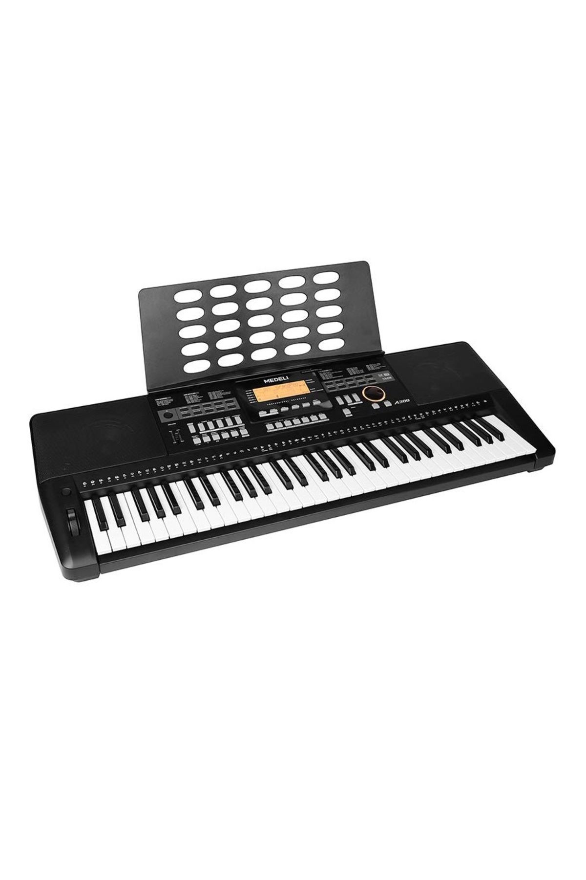 MEDELİ-A300 Synthesizer, 61 Dynamic Keys, 618 Sounds, 240 Rhythms, USB-midi, Microphone Input 1