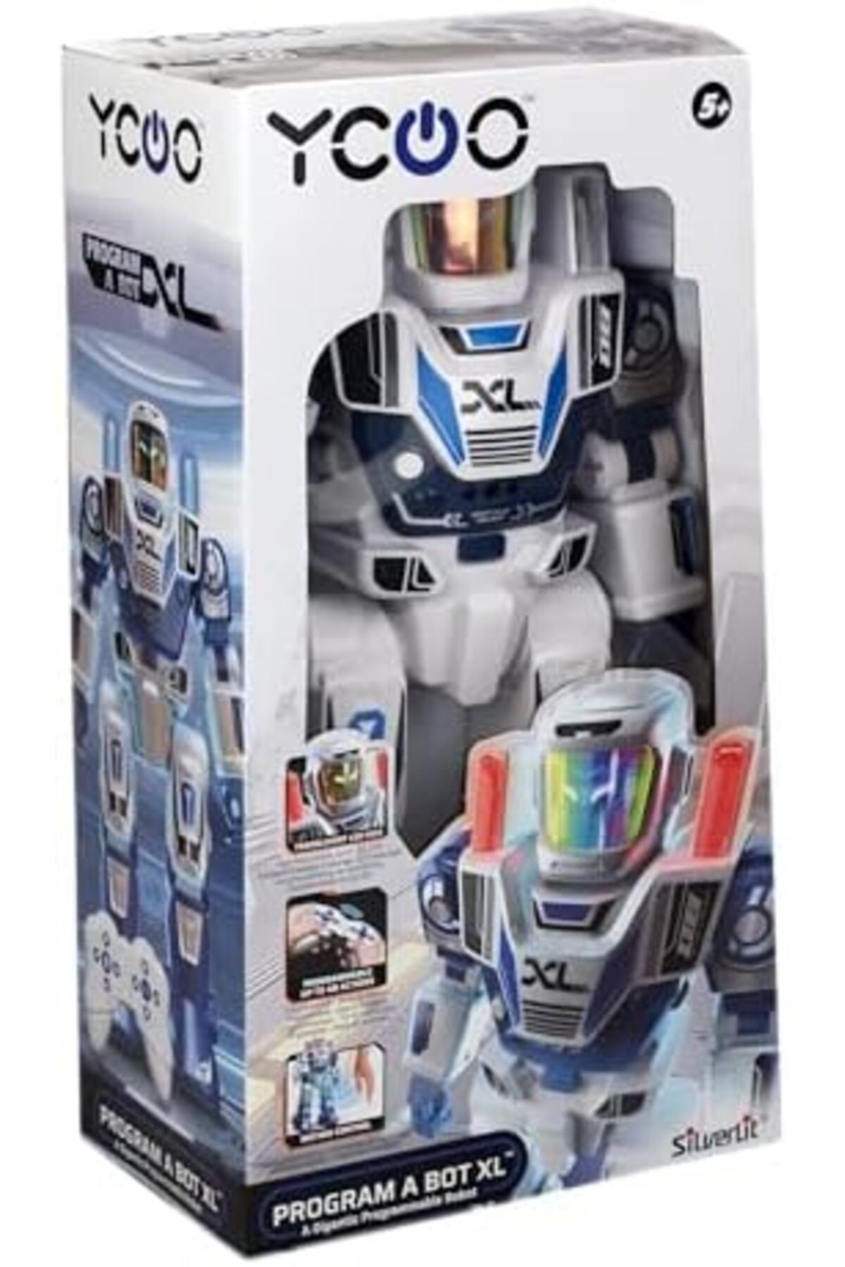 Silverlit-Program a Bot XL – 40cm Remote Controlled Programmable Robot with LED Face, Gesture Cont 6