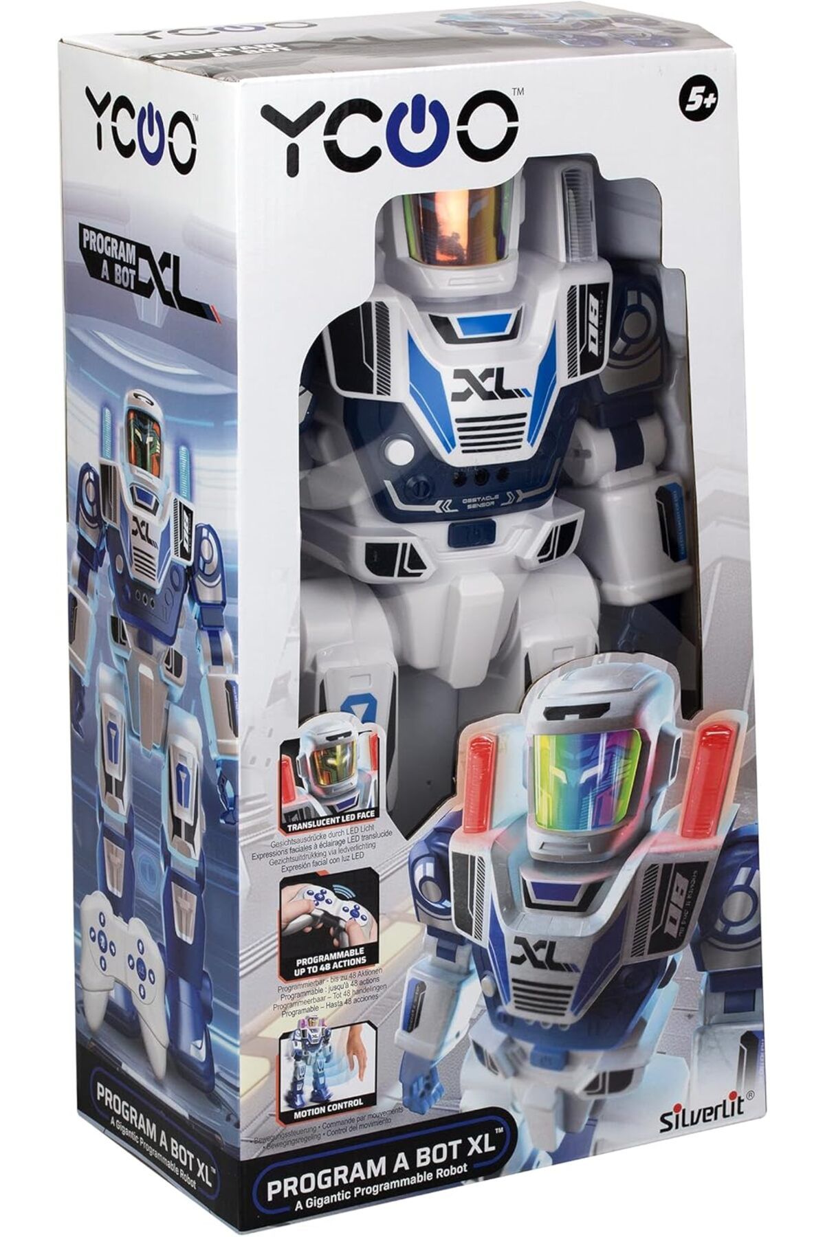 Silverlit-Program a Bot XL – 40cm Remote Controlled Programmable Robot with LED Face, Gesture Cont 5