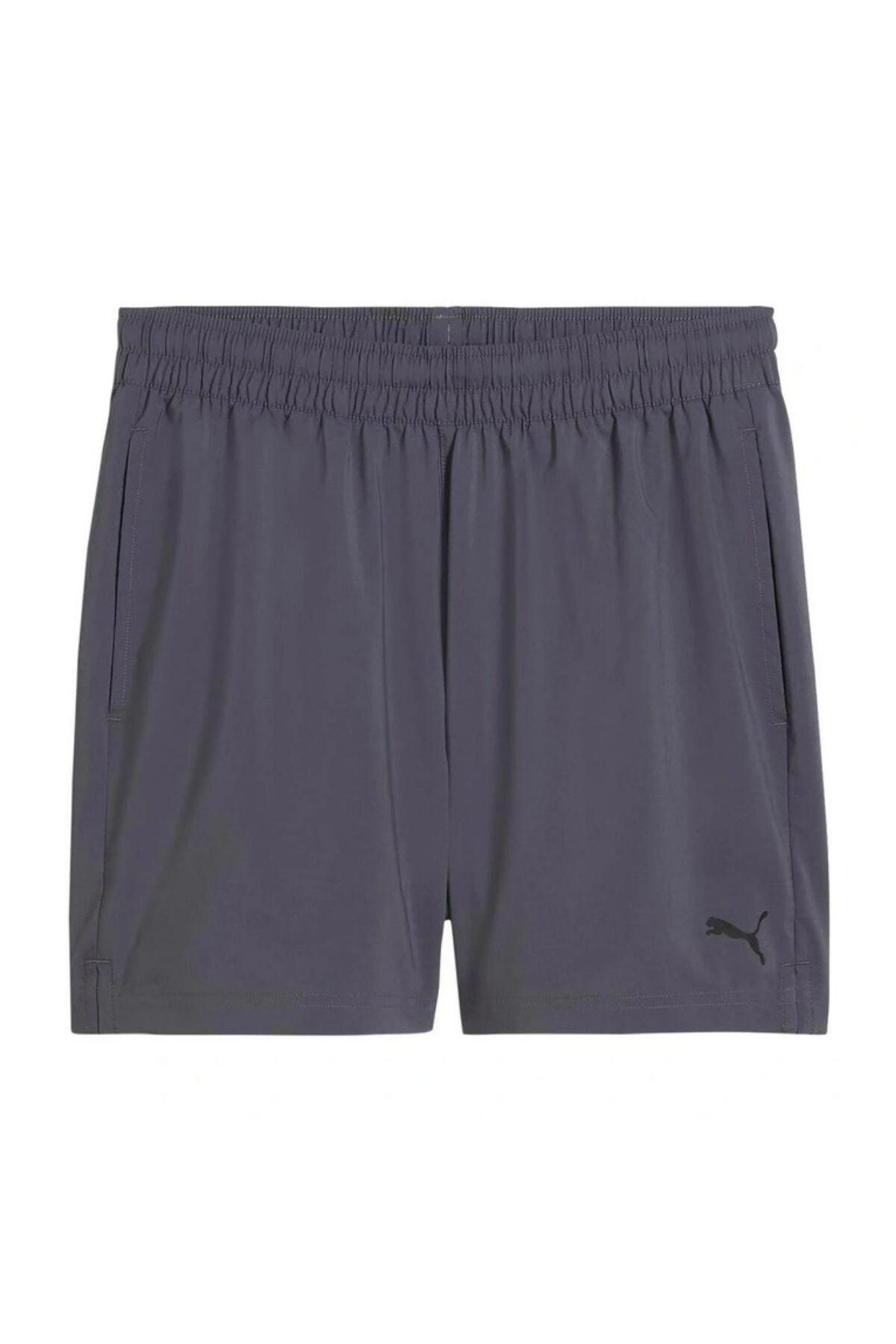 Puma TAD Essentials 5 Woven Erkek Gri Koşu Şortu