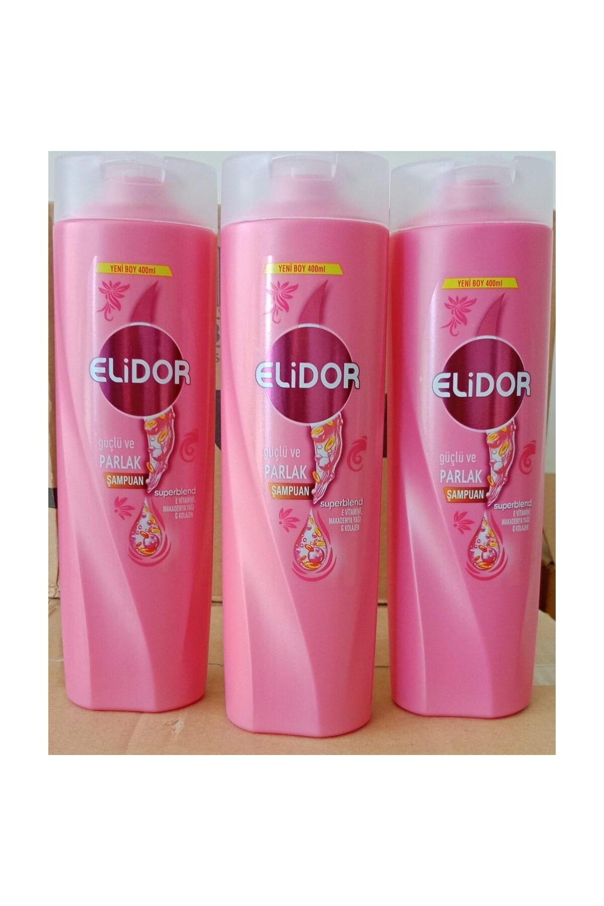 Elidor Güçlü ve Parlak Şampuan (400 ml x 3 Adet )