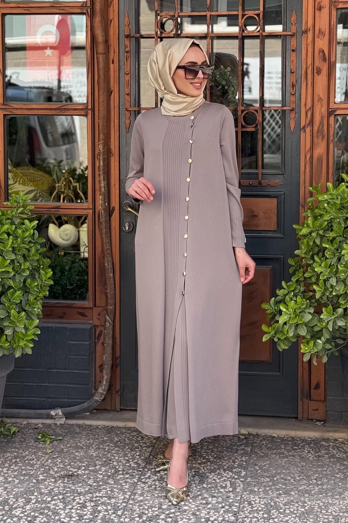 MISS DALIDA MİSS DALİDA Hırka T25Y-9020 Vizon