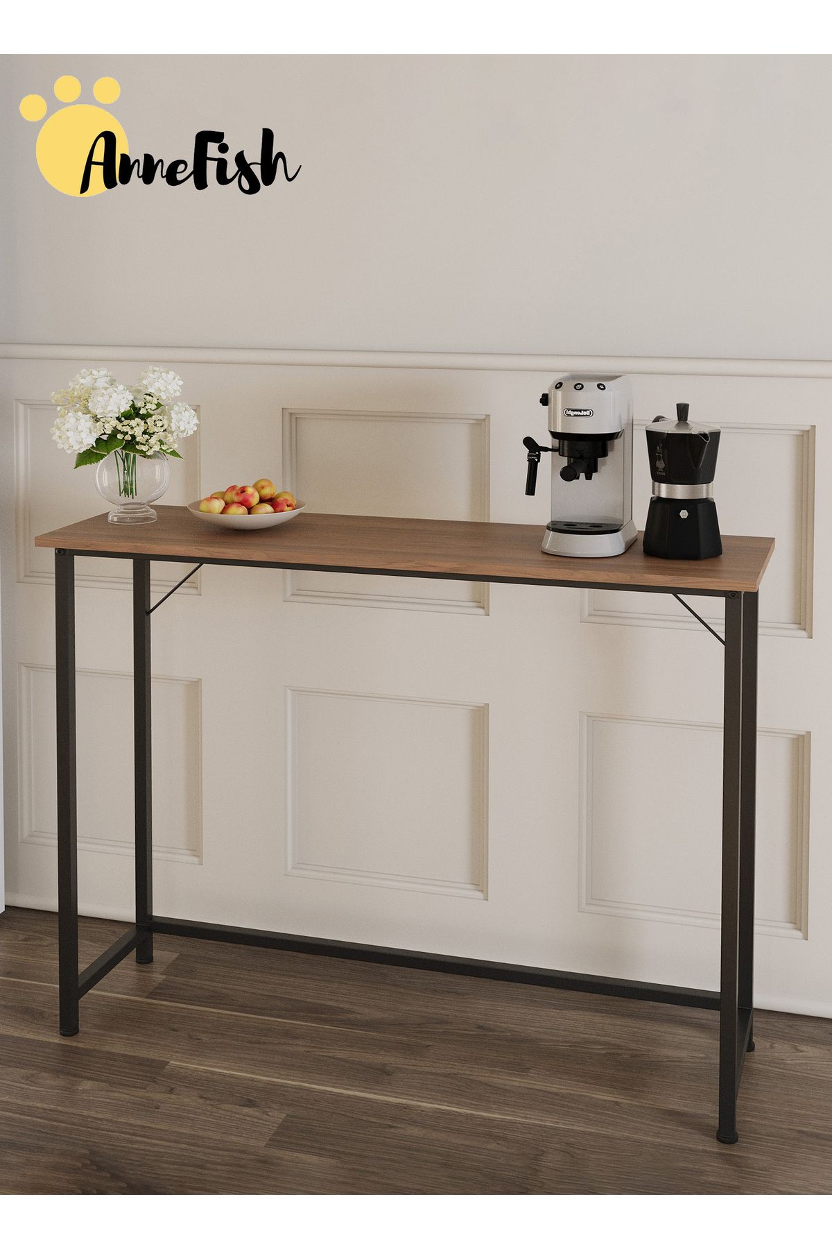 AnneFish-100*30*80cm Console Table Entryway Sofa Table Entrance Table Kitchen Bar Display Table Storage Shelf 4