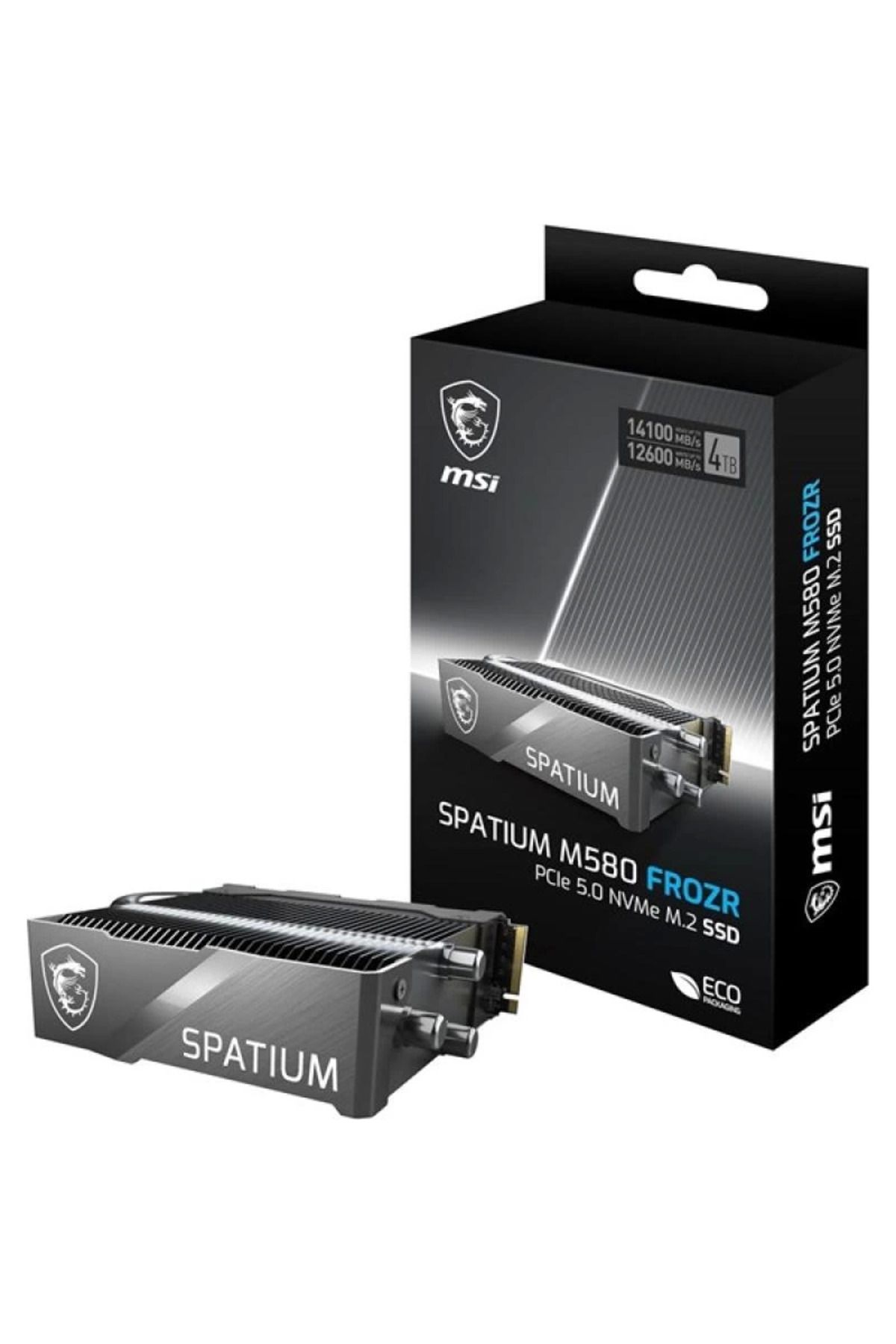 ÖYKÜ VE YİĞİT MSI 4TB SPATIUM M580 FROZR 14100-12600MB/s M2 PCIE GEN5 DİSK