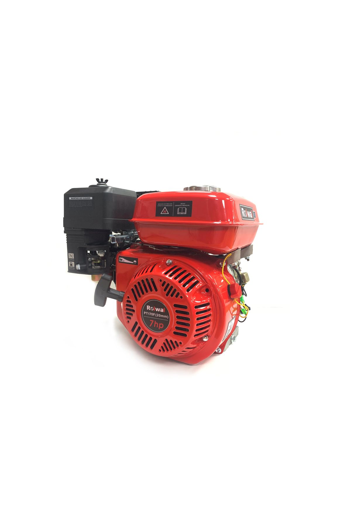 Rolwal 7 hp Yağ Filtresiz Kamalı Benzinli Motor