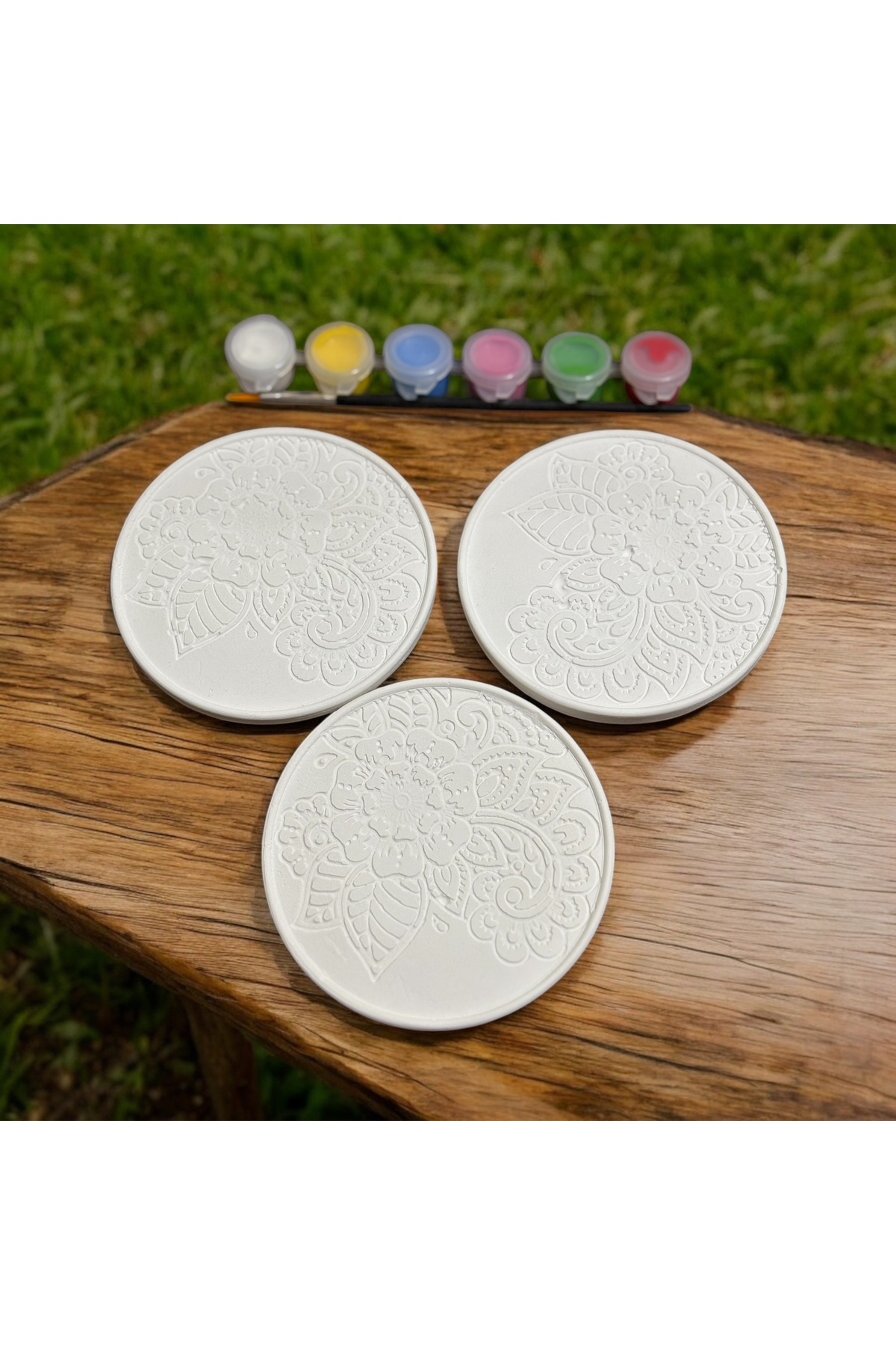 3-Piece Coaster Mandala Hobby Painting Set