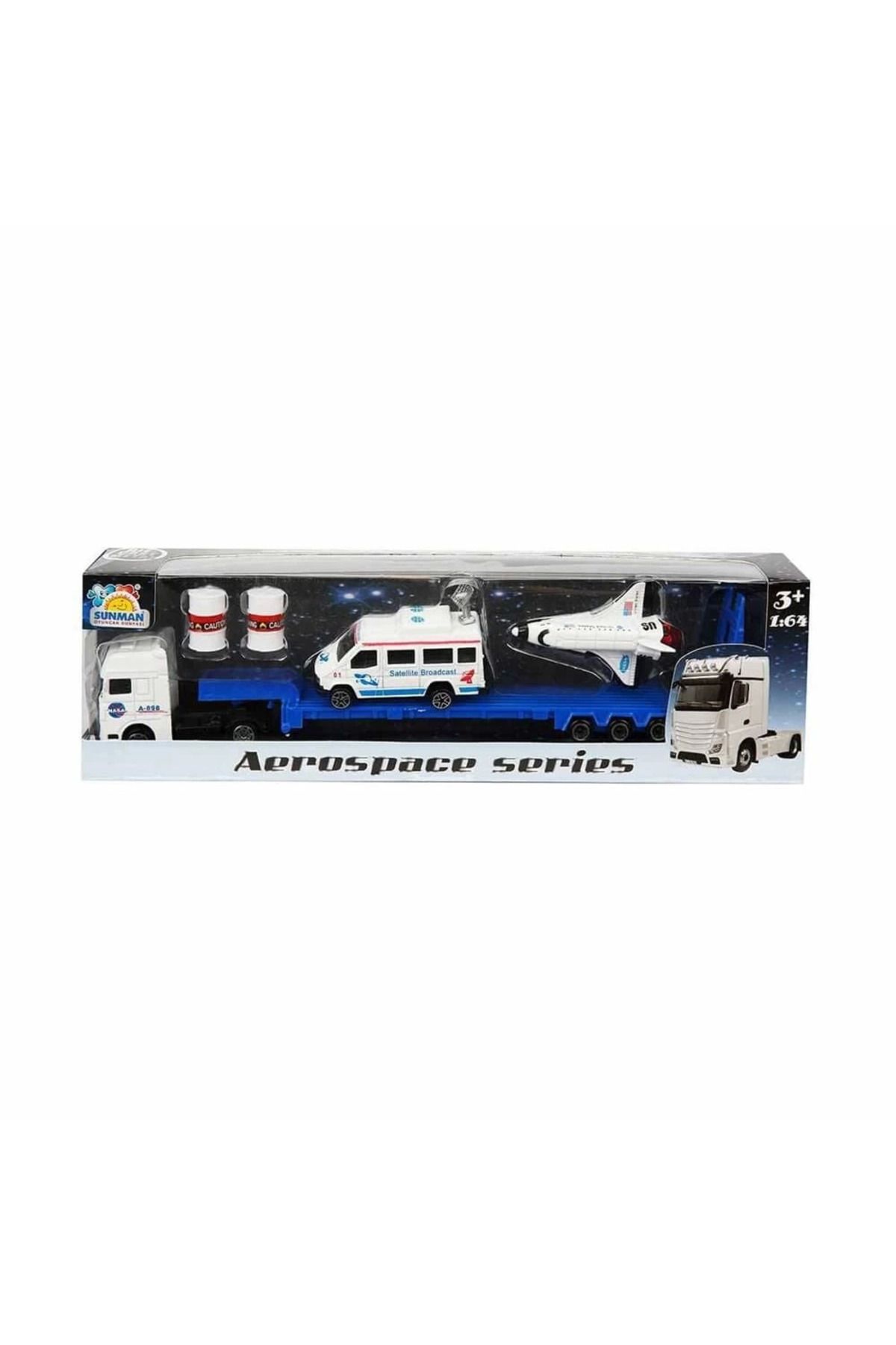 FTT SHOPPING MARKET 1:64 Aerospace Transporter Tır Uzay Seti