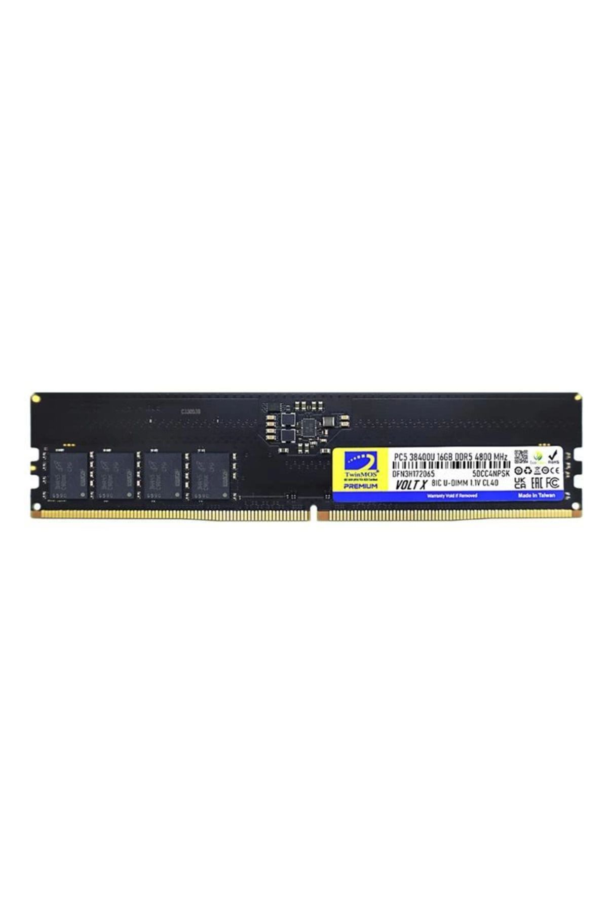 MELFSHOP 16 GB DDR5 4800MHZ TWINMOS CL40 DT TMD516GB4800U40