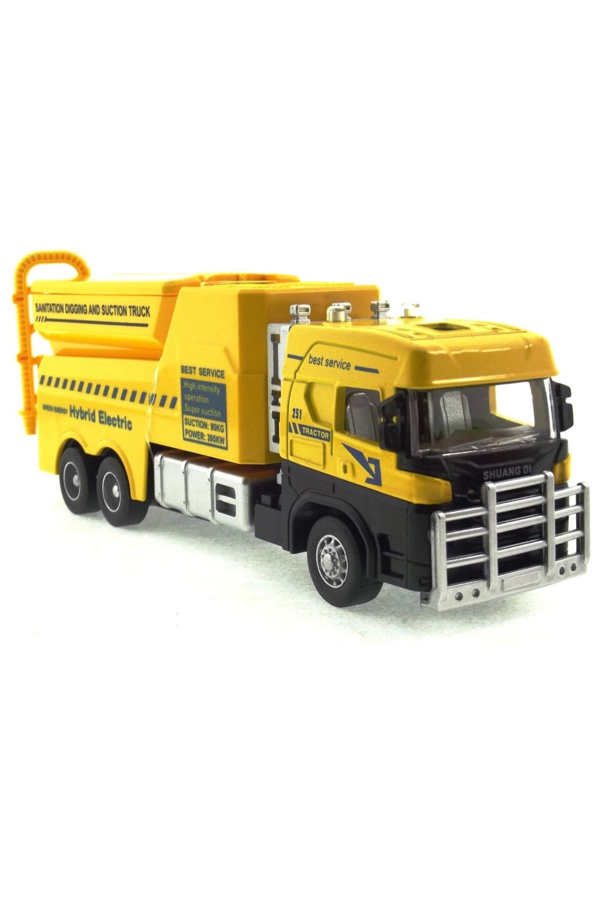 FTT SHOPPING MARKET Die Cast Model Çek Bırak Temizlik ( Sanitasyon ) Aracı