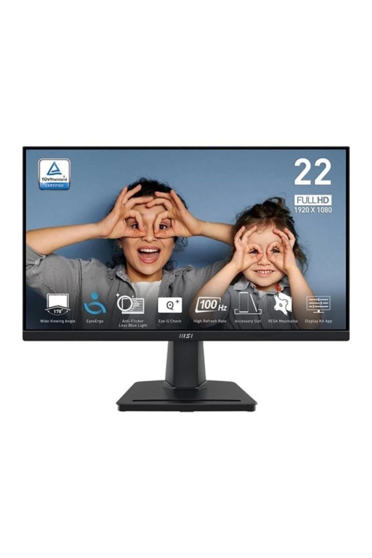 MELFSHOP MSI 21.5 FLAT VA PRO MP225V 1MS 100HZ HDMI EV OFİS MONİTÖRÜ