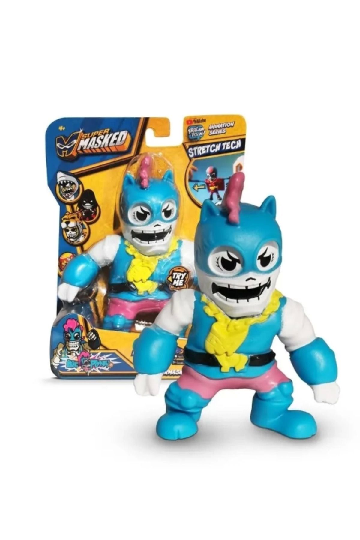 MELFSHOP Maskeli Süper Strech Jaw Boy 8 Ses Efektli