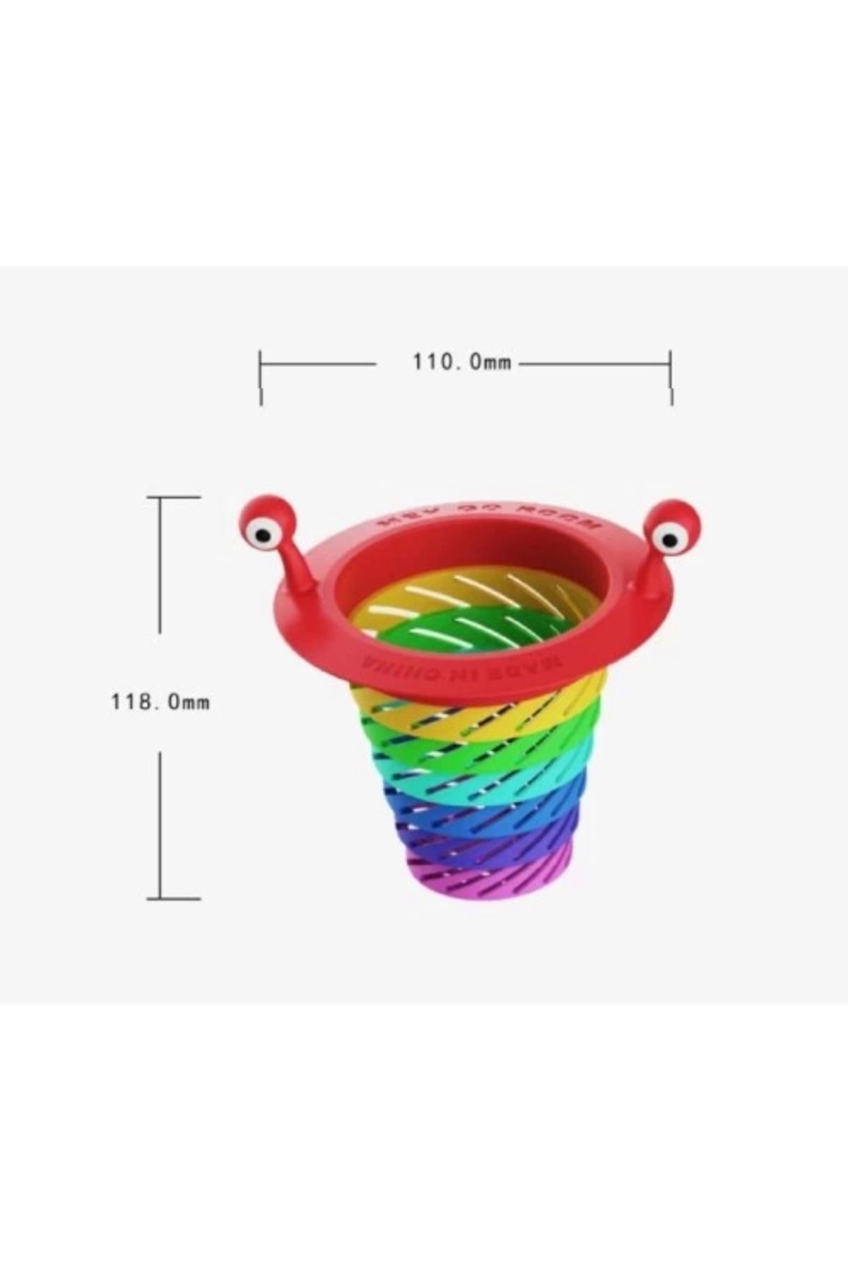 KAKTÜS JACK Renkli 6 Kademeli Lavabo Süzgeci