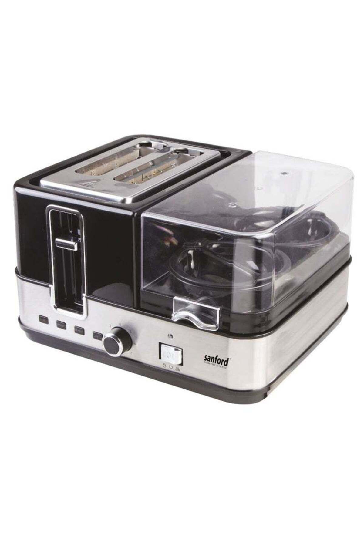 Sanford-Breakfast Maker With 10-Unit Egg Rack and Heat, Defrost Boil & Fry Egg 1400 W 3