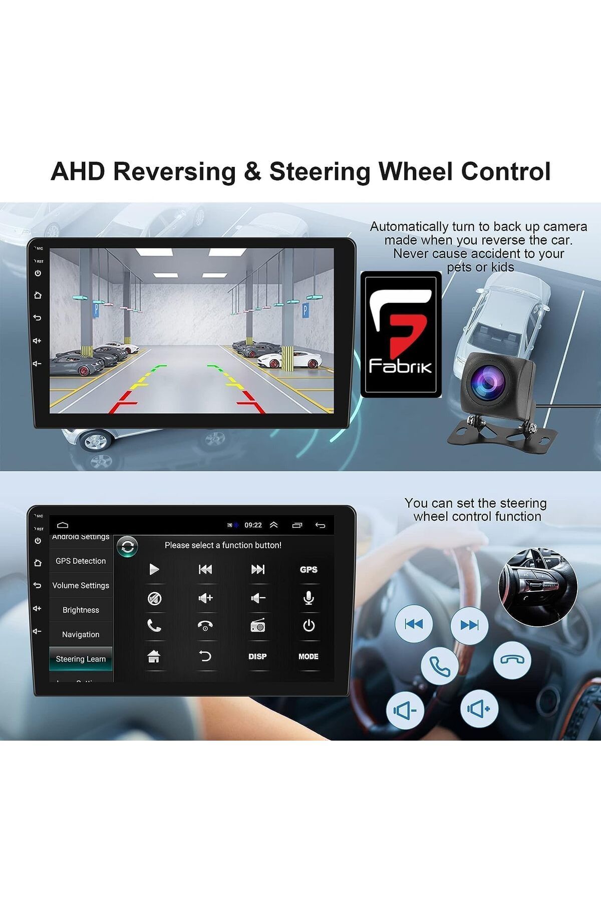 fabrik-® Car Stereo Full Touch Screen Multimedia Player For Suzuki Swift 2011 to 2017 Android System 4