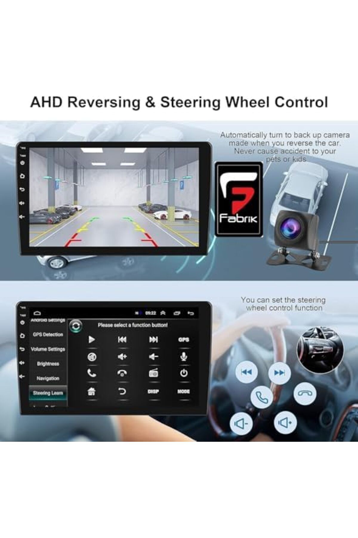 fabrik-® Car Stereo Full Touch Screen Multimedia Player For Suzuki Swift 2011 to 2017 Android System 5