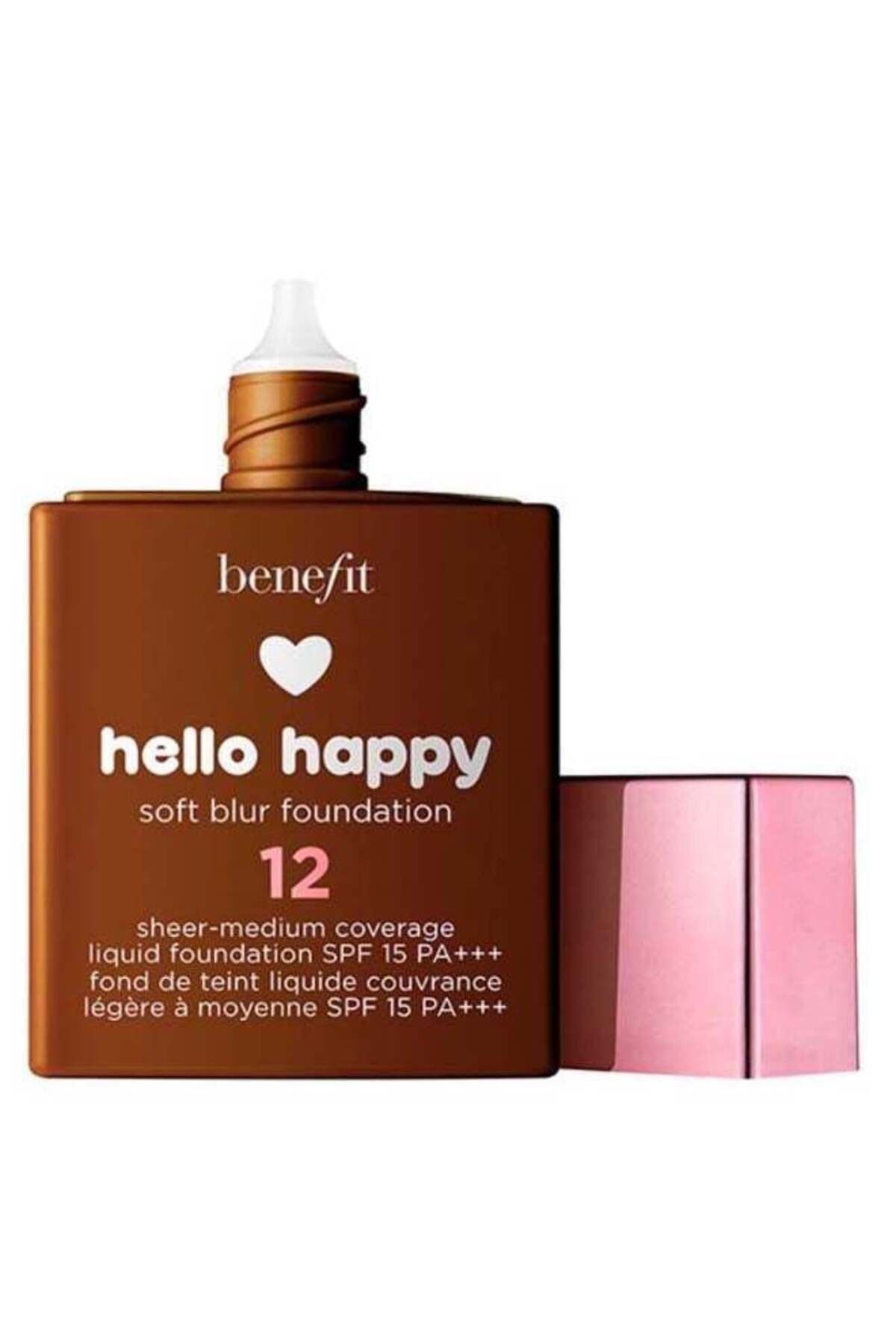 benefit cosmetics-Benefit Hello Happy Soft Blur Foundation 30ML | Lightweight, Buildable Coverage with SPF 15 8