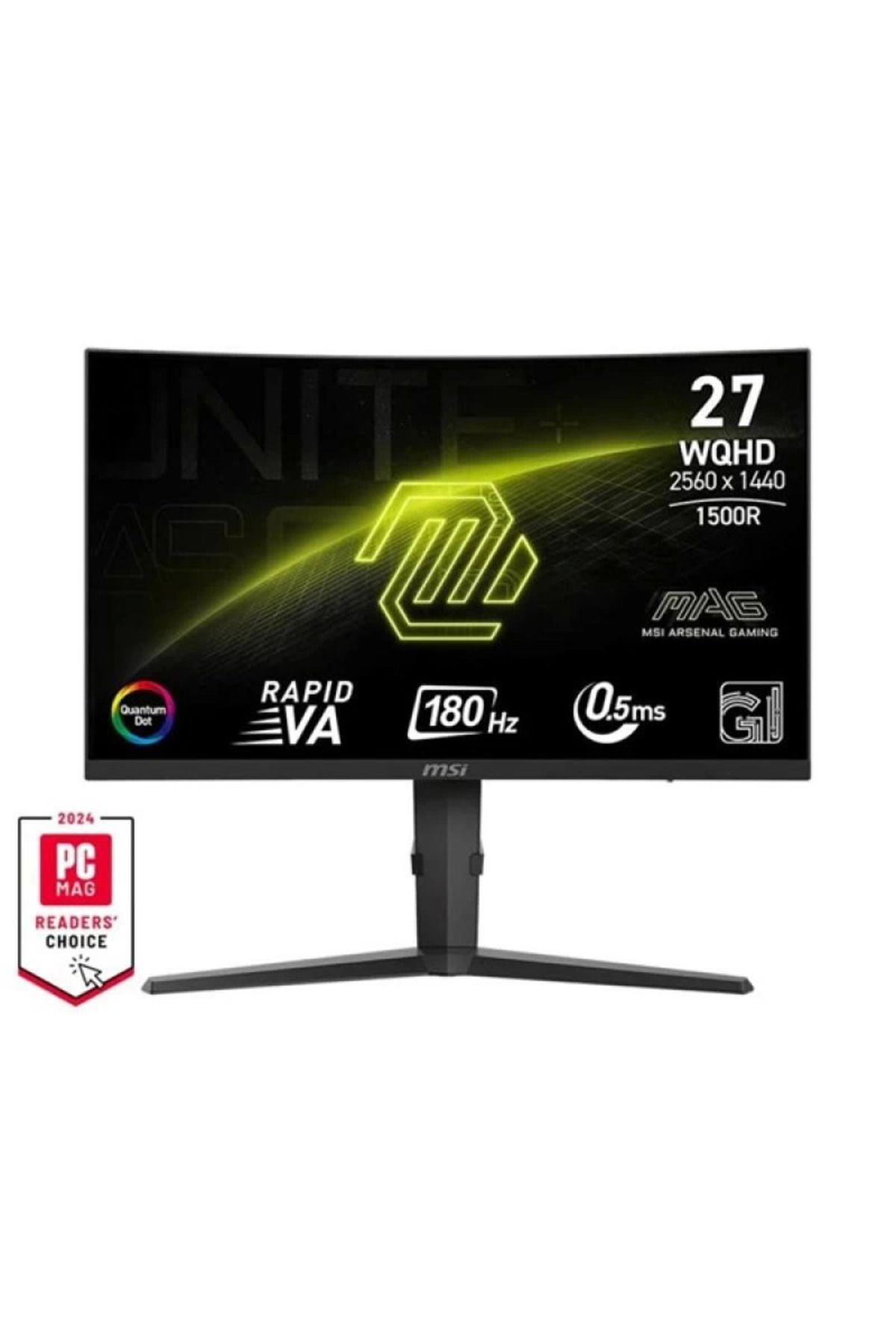MELFSHOP MSI 27 VA 275CQRF QD E2 0.5MS 180HZ HDMI-DP KAVISLI GAMING MONİTÖR 2560X1440