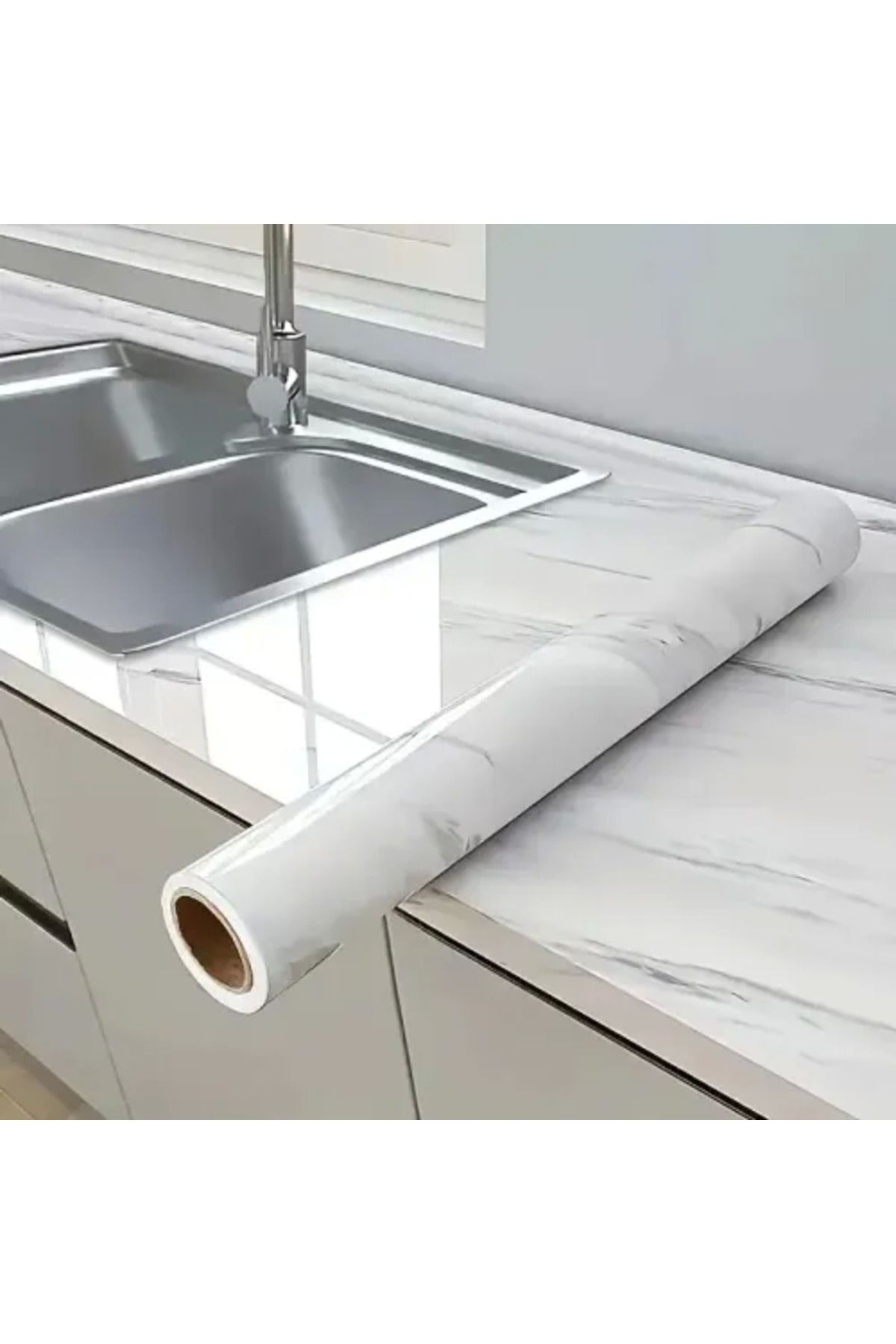 gizmurstore Mermer Desenli Kaplama Kağıdı 5 Metre