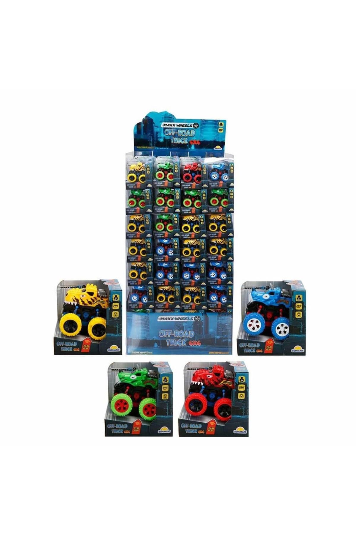 hayalimsah Maxx Wheels Speed Dinosaur Off Road Aracı 10 cm