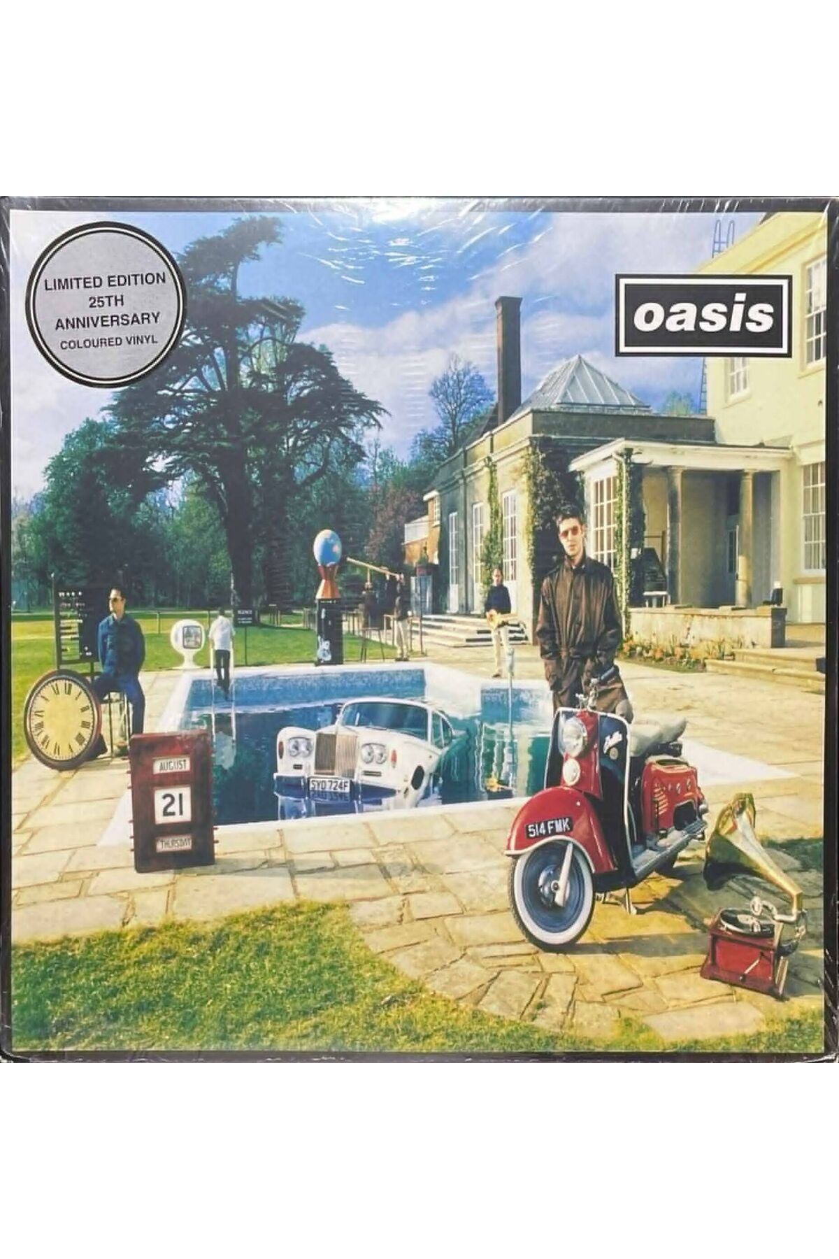Plak İstasyonu Oasis Be Here Now Limited Edition 25Th Anniversary Coloured Vinyl Double LP Plak