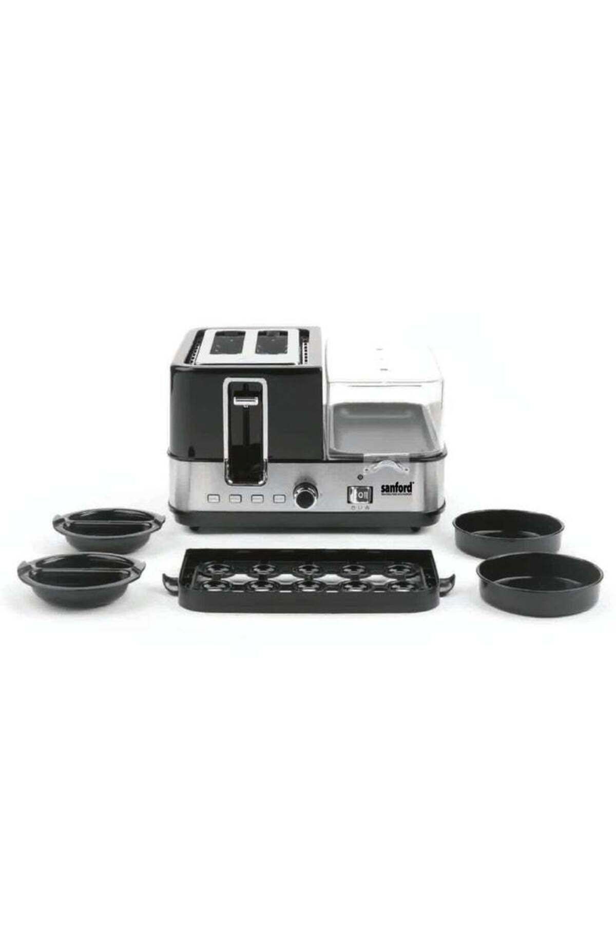 Sanford-Breakfast Maker With 10-Unit Egg Rack and Heat, Defrost Boil & Fry Egg 1400 W 4