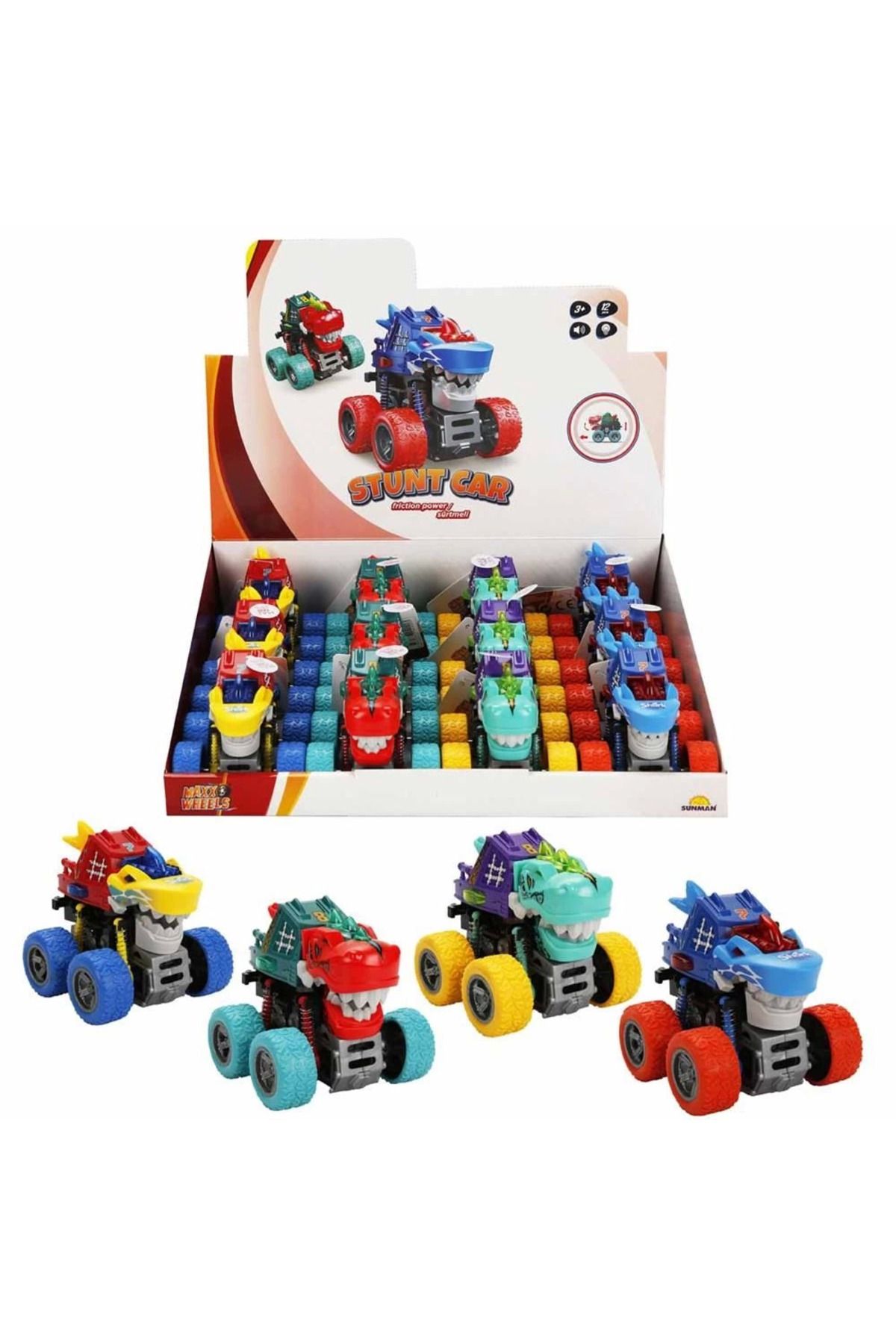 gizmurstore Maxx Wheels Sesli ve Işıklı Sürtmeli Gösteri Arabası