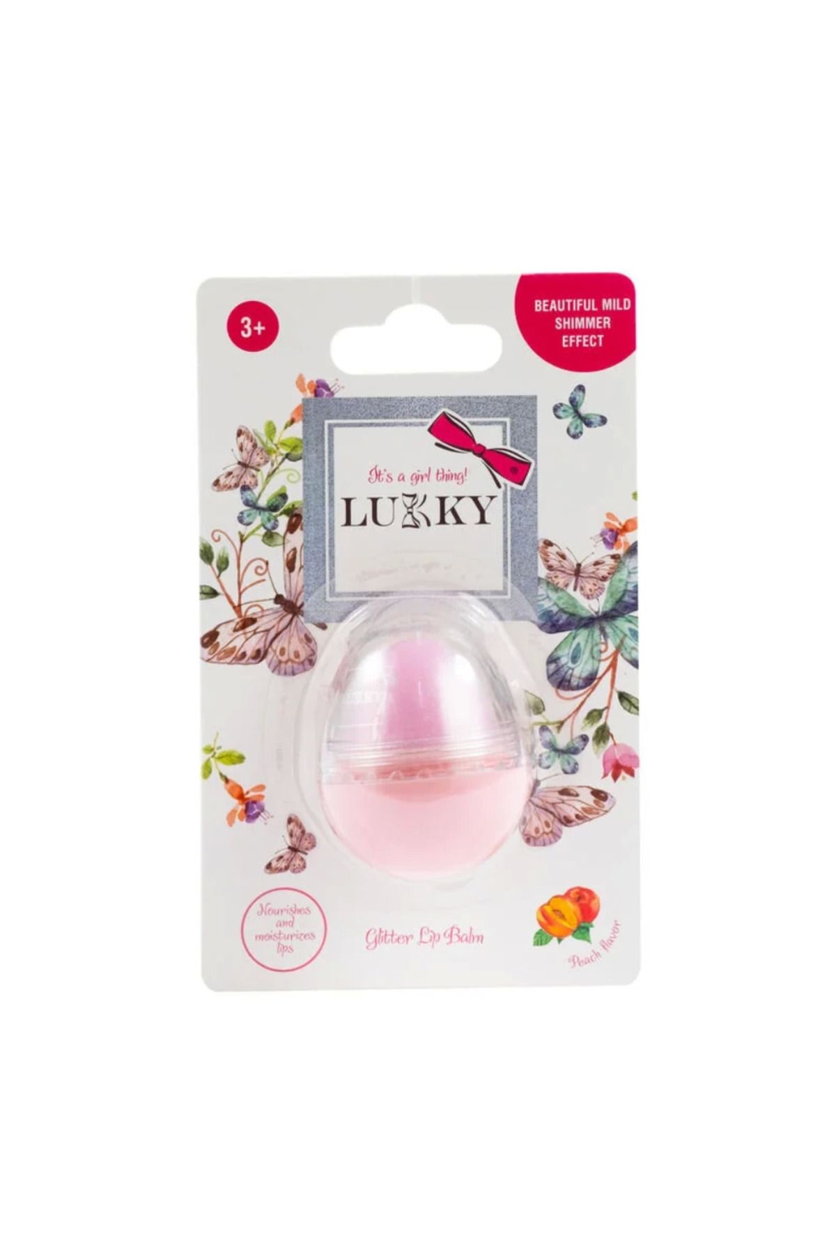 KAKTÜS JACK Lukky Besleyici Dudak Kremi Simli Pembe