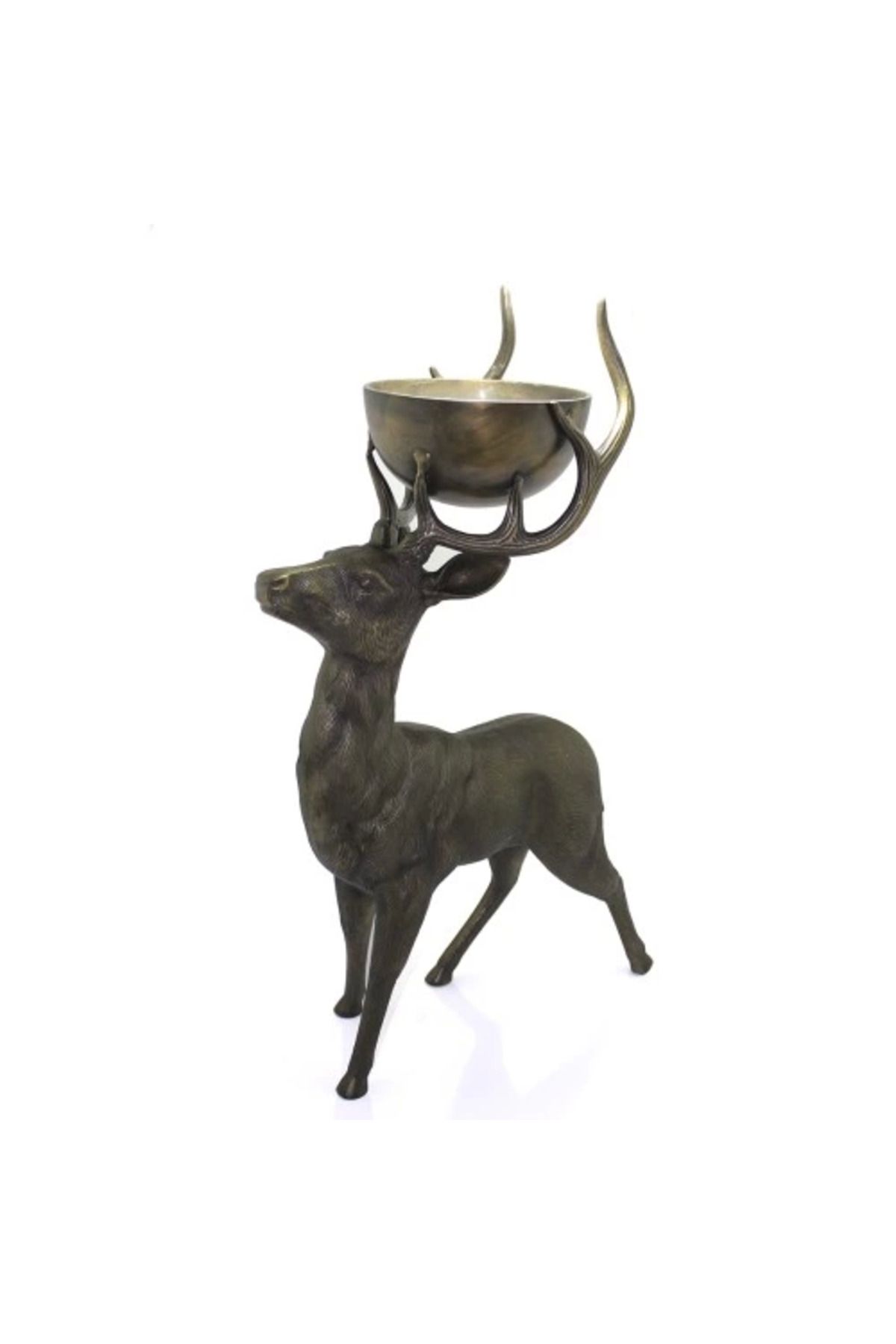 KAKTÜS JACK Metal Geyikli Kase 77 Cm