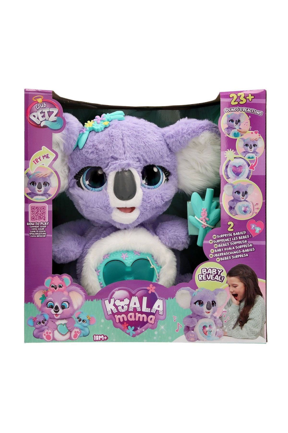 ÖYKÜ VE YİĞİT 92116 İnteraktif Peluş Koala mama -Sunman