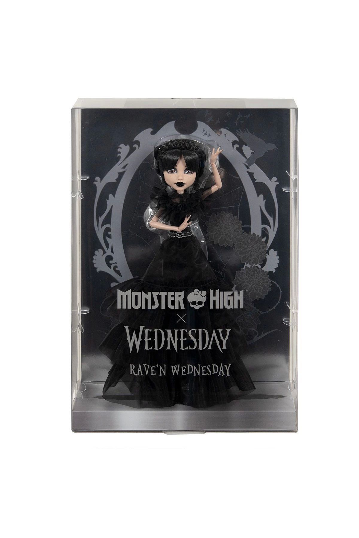 ÖYKÜ VE YİĞİT HXJ03 Monster High Wednesday Balo Elbiseli Bebek
