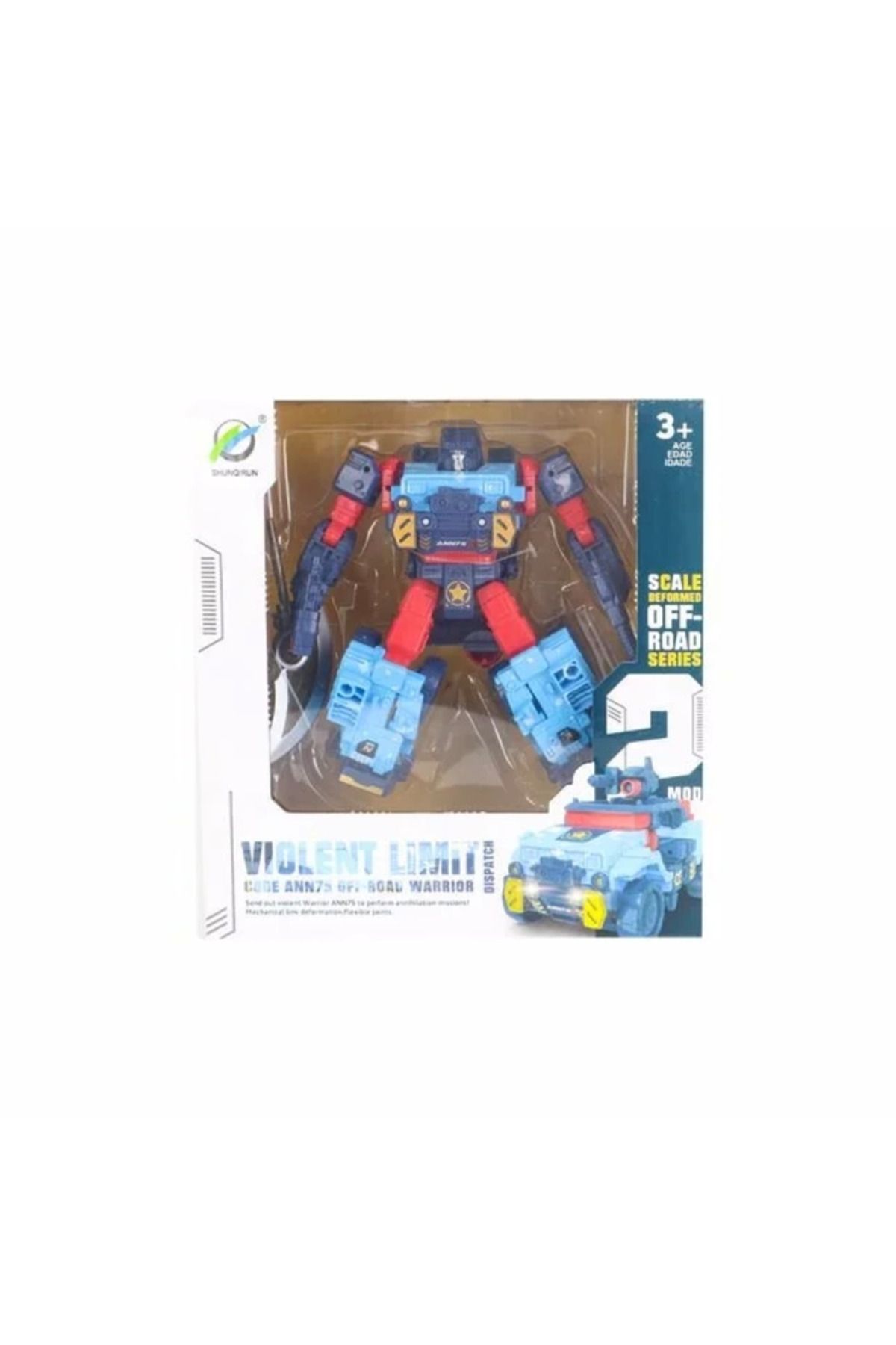 Heez Arazi Aracına Dönüşen Mavi Robot