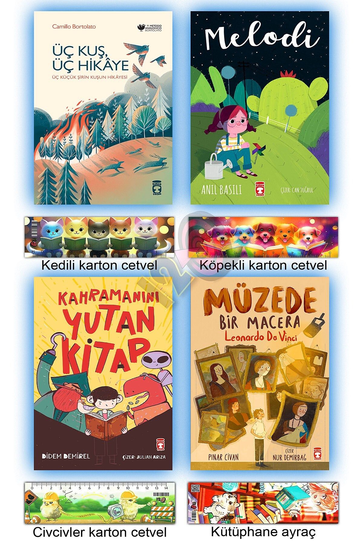 Timaş Çocuk Üç Kuş Üç Hikaye Melodi Kahramanını Yutan Kitap Müzede Bir Macera