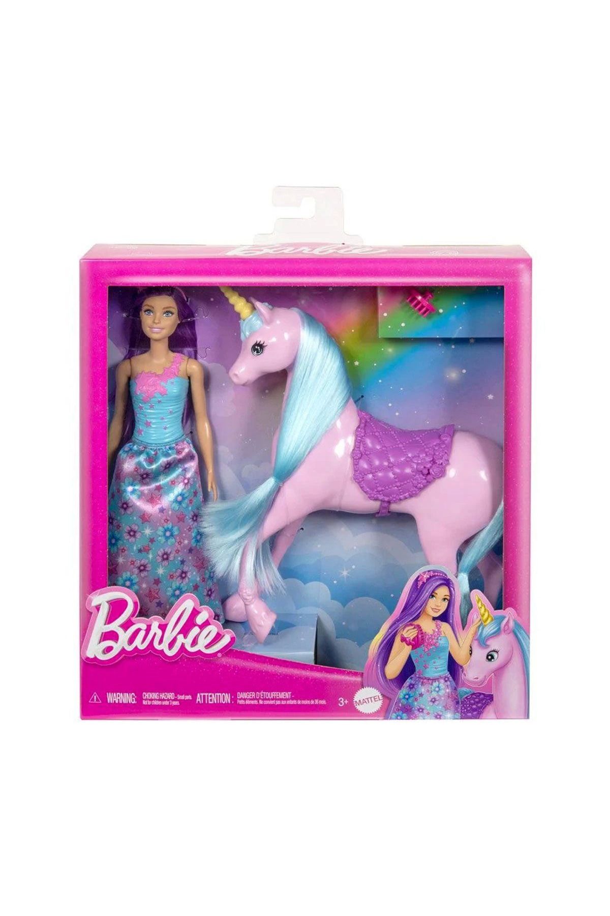MELFSHOP HYT62 Barbie ve Tek Boynuzlu Atı