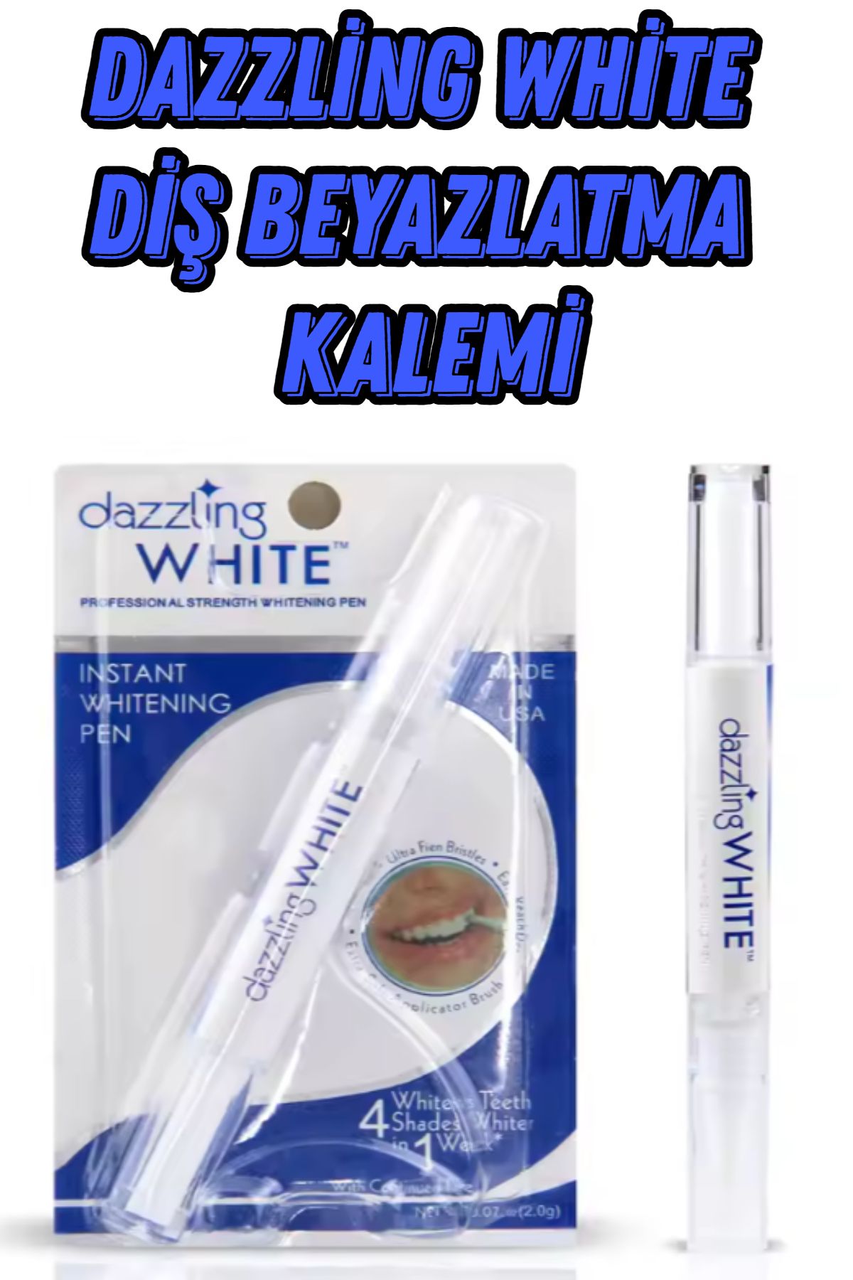 ESENLİWE 2 Adet Diş Beyazlatıcı Jel 2ml Dazling White Diş Beyazlatma Ürünü