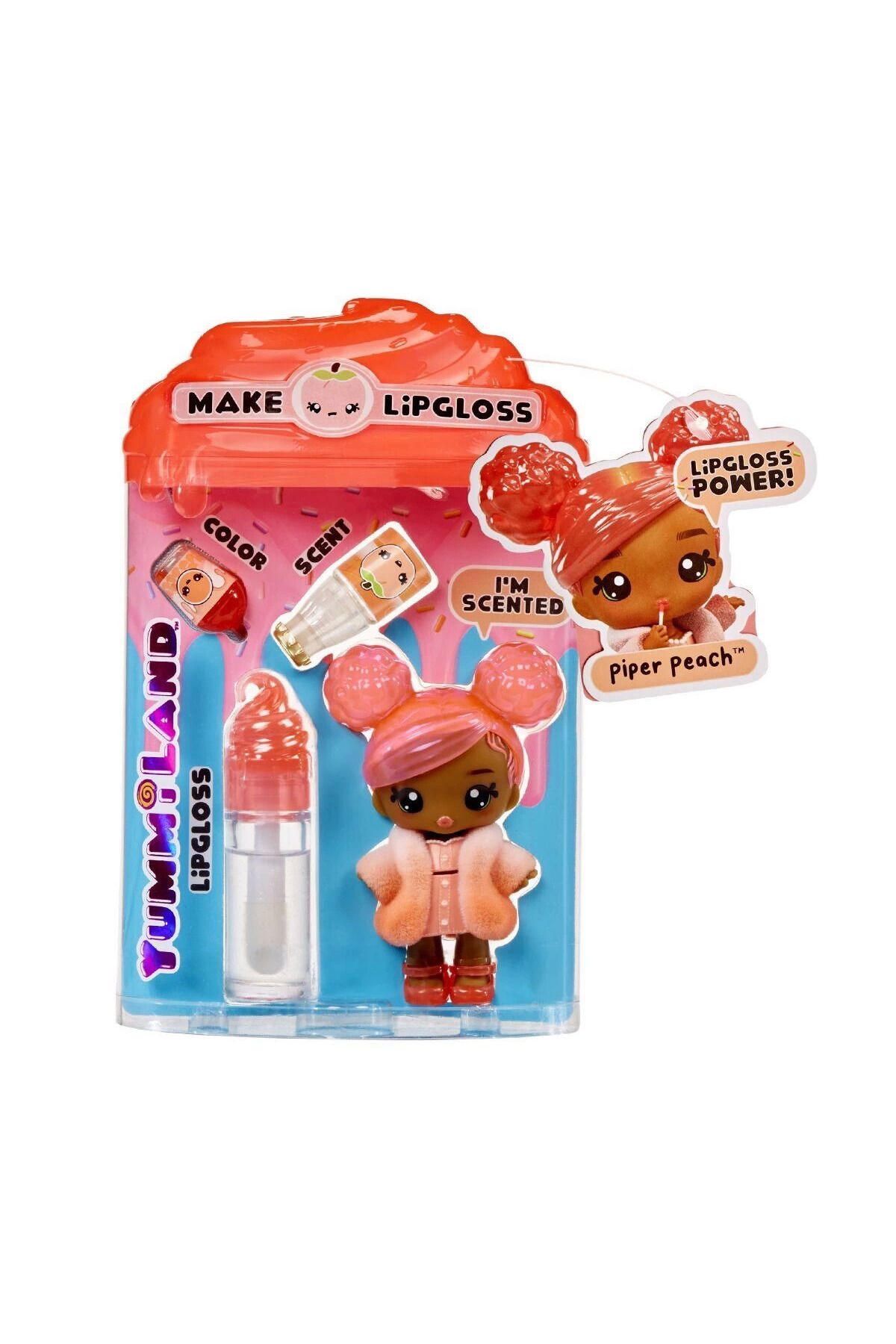 Angoravi 120759 Yummiland Piper Peach Bebeği ve Dudak Parlatıcısı