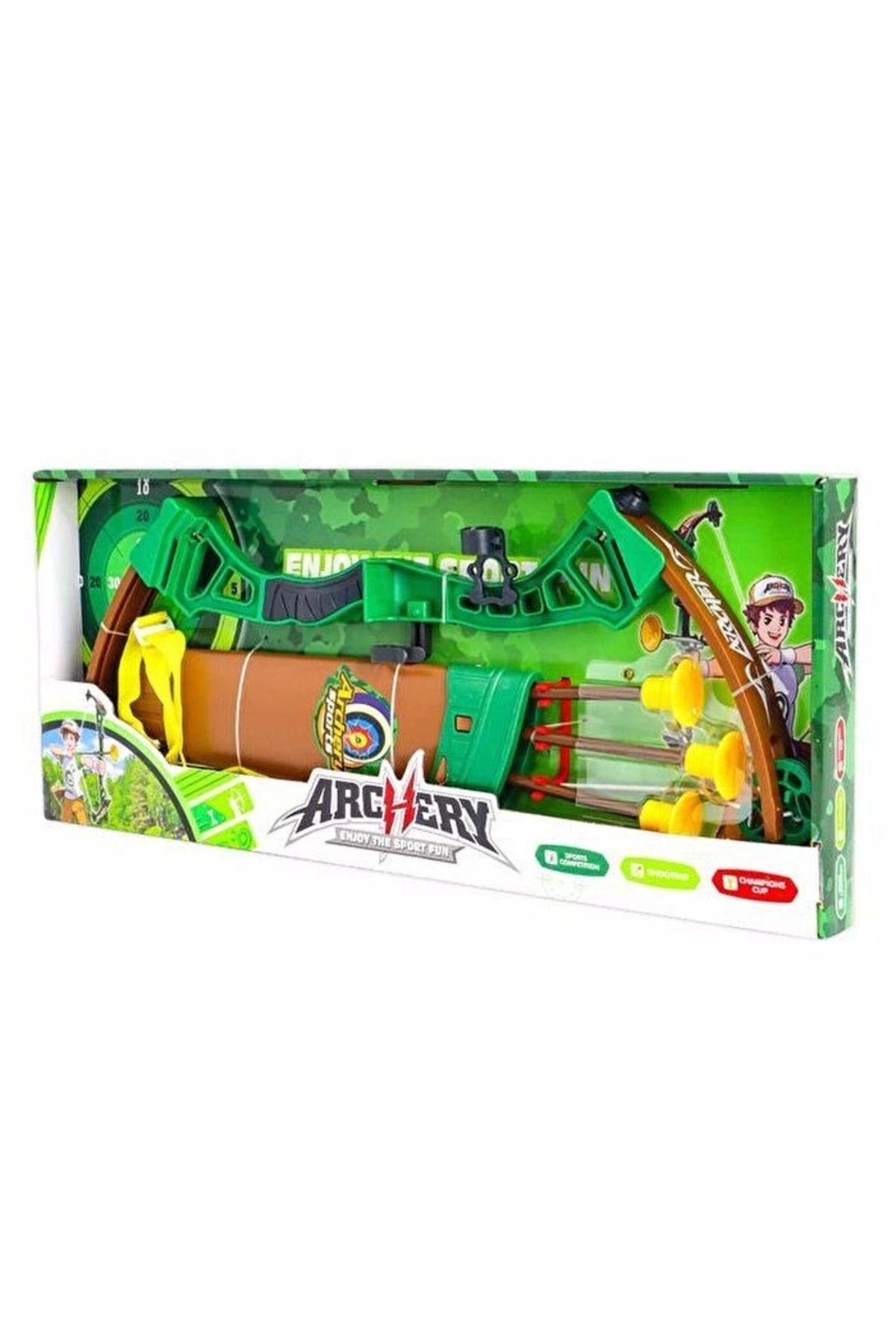MELFSHOP Yeşil Sarı Ok Yay Seti