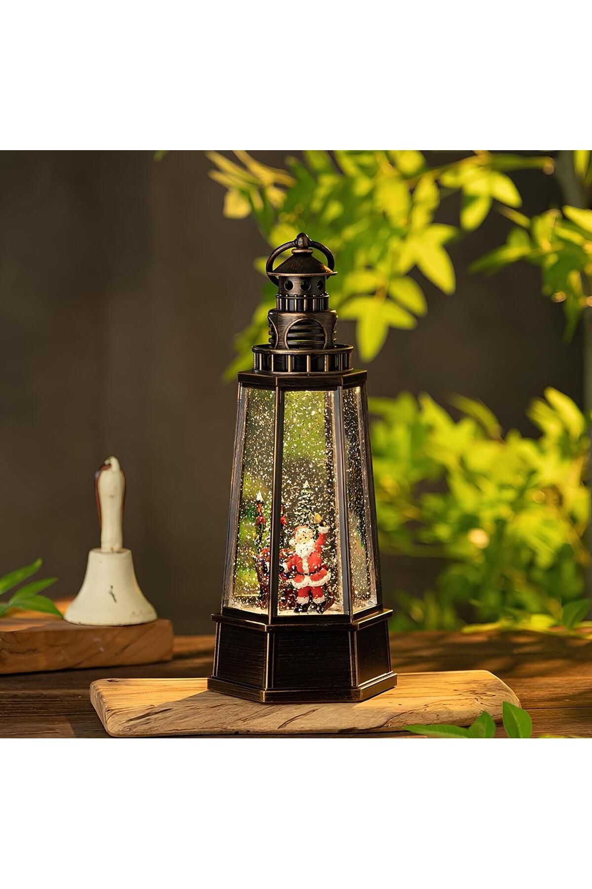 kuzenler store Yılbaşı Temalı Işıklı Müzikli Kar Küresi Model 5