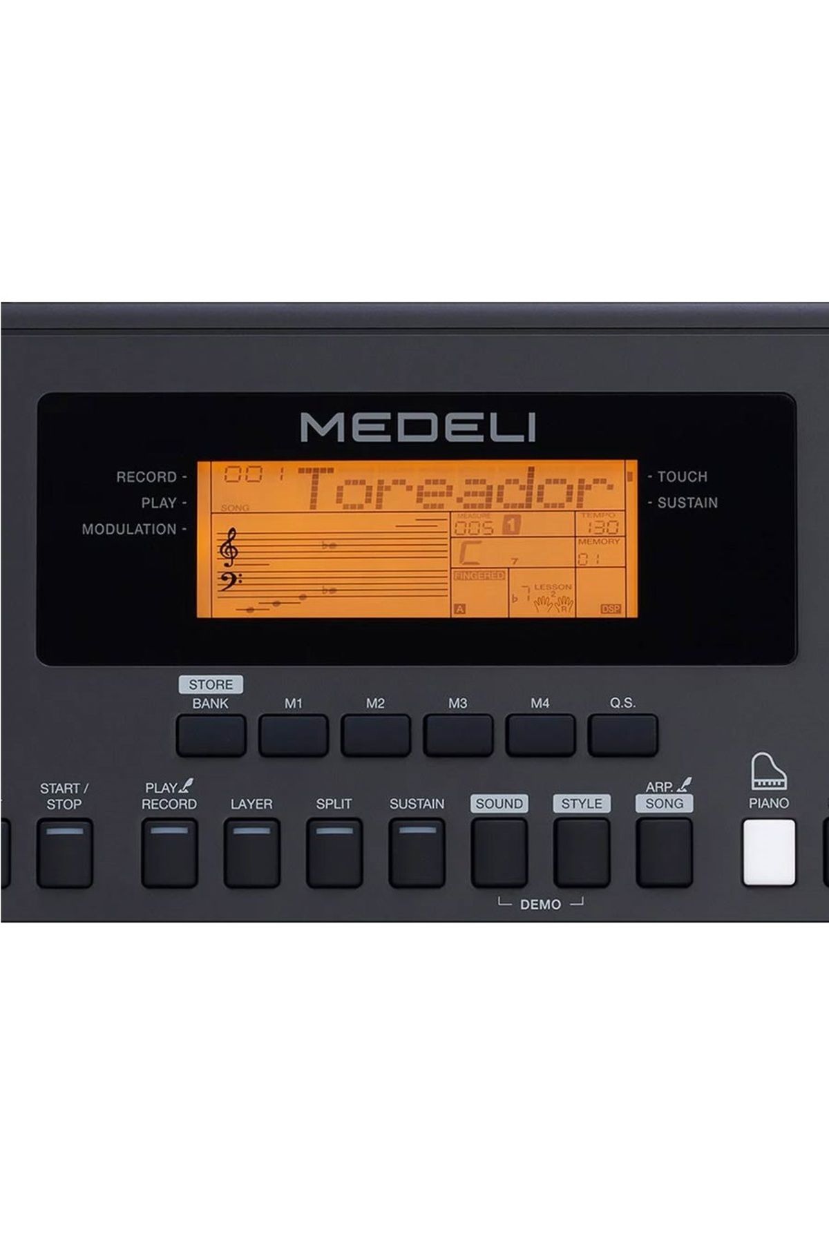 MEDELİ-Ik100 Children's Keyboard, 61 Illuminated Keys, 480 Tones, 160 Rhythms, Usb, Microphone Input 6