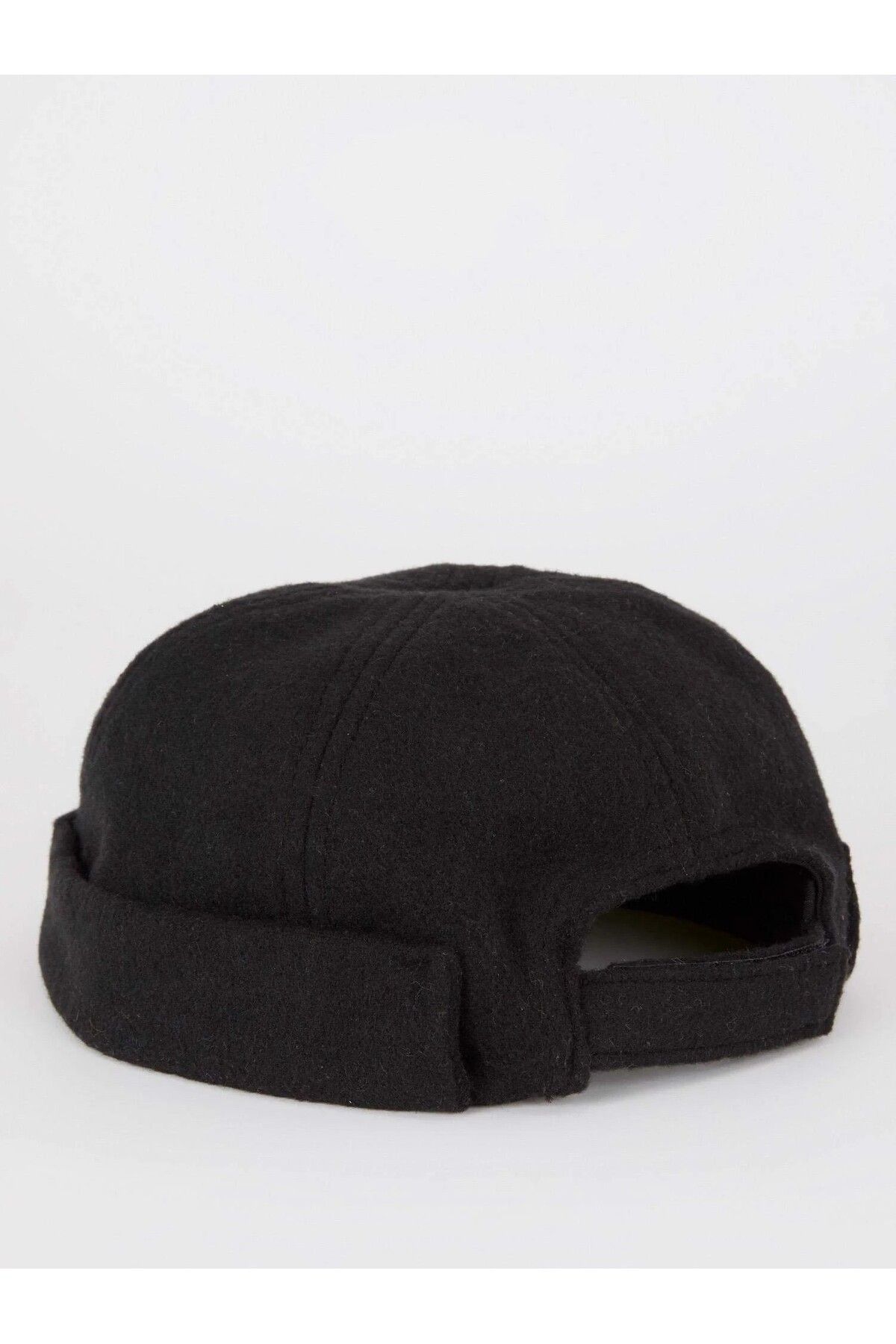 Takı Dükkanı-Leon Unisex Winter Wool Cap - Retro Docker Cap Skullcap, Cp236 3
