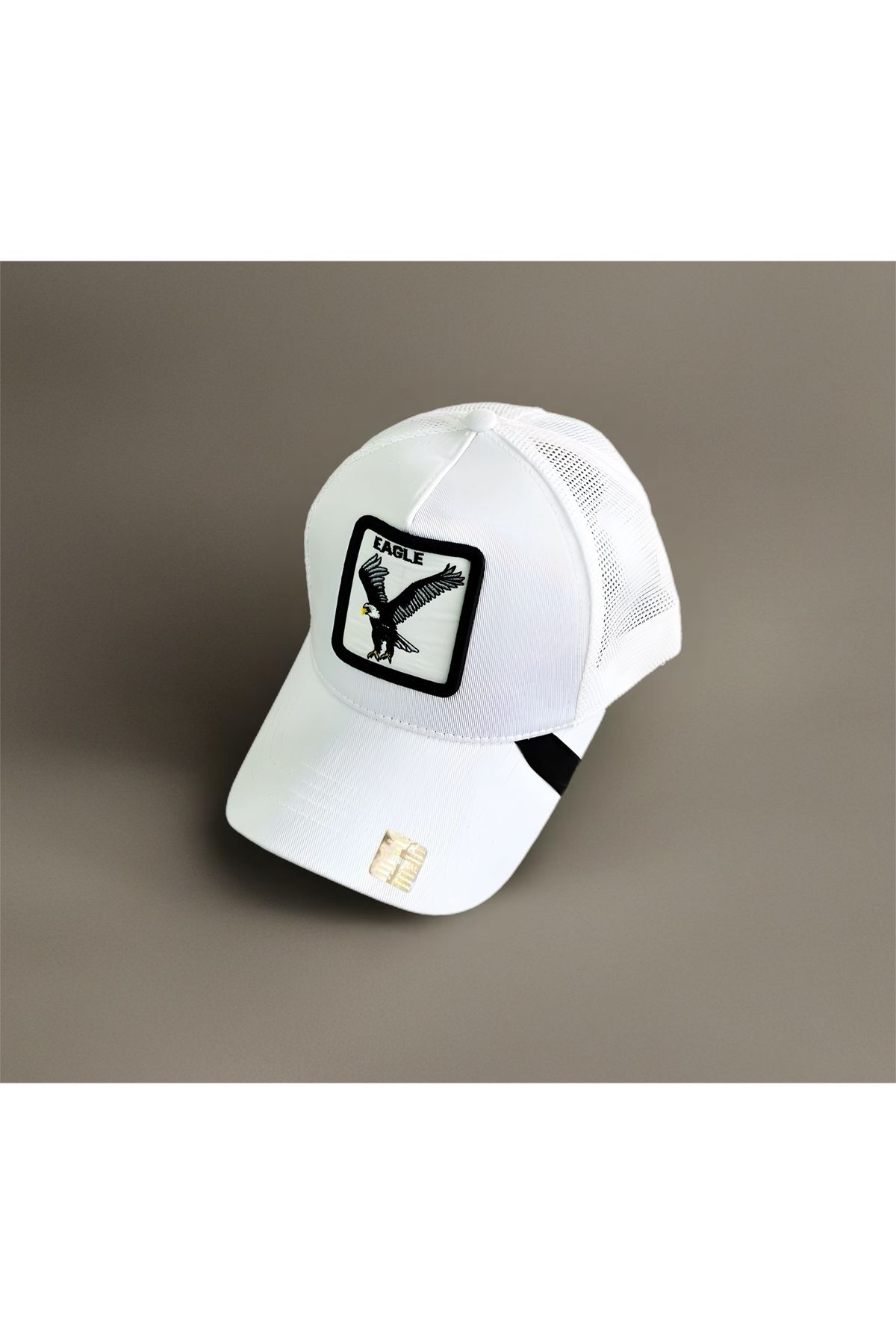 CapZone Spor Şapka Hayvan Model Unisex Şapka Beyaz Renk Ayarlanabilir